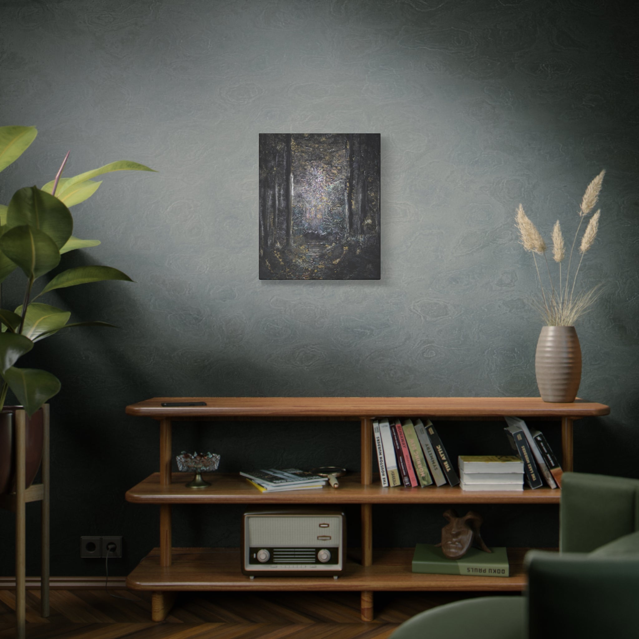 Mystic Forest Path Matte Canvas Wall Art