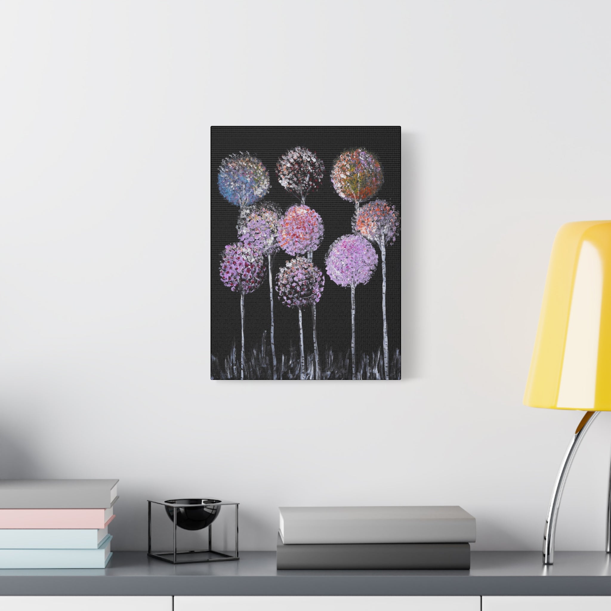 Abstract Floral Canvas Wall Art