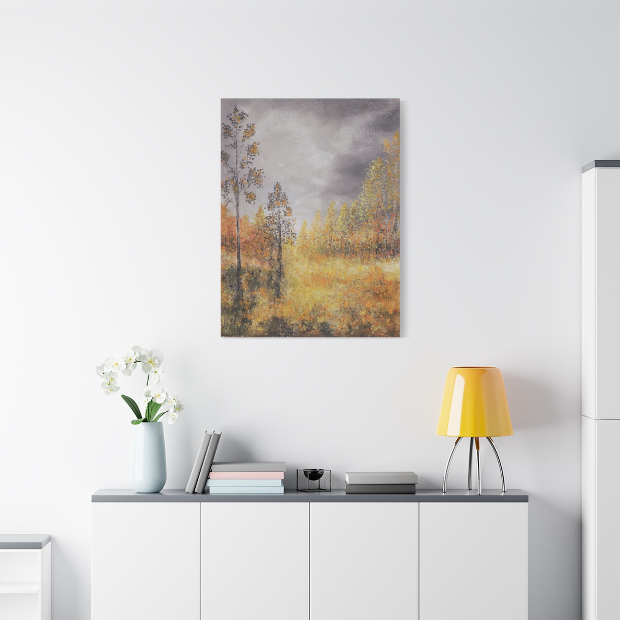 Autumn Meadow Matte Canvas Wall Art, Stretched 1.25"