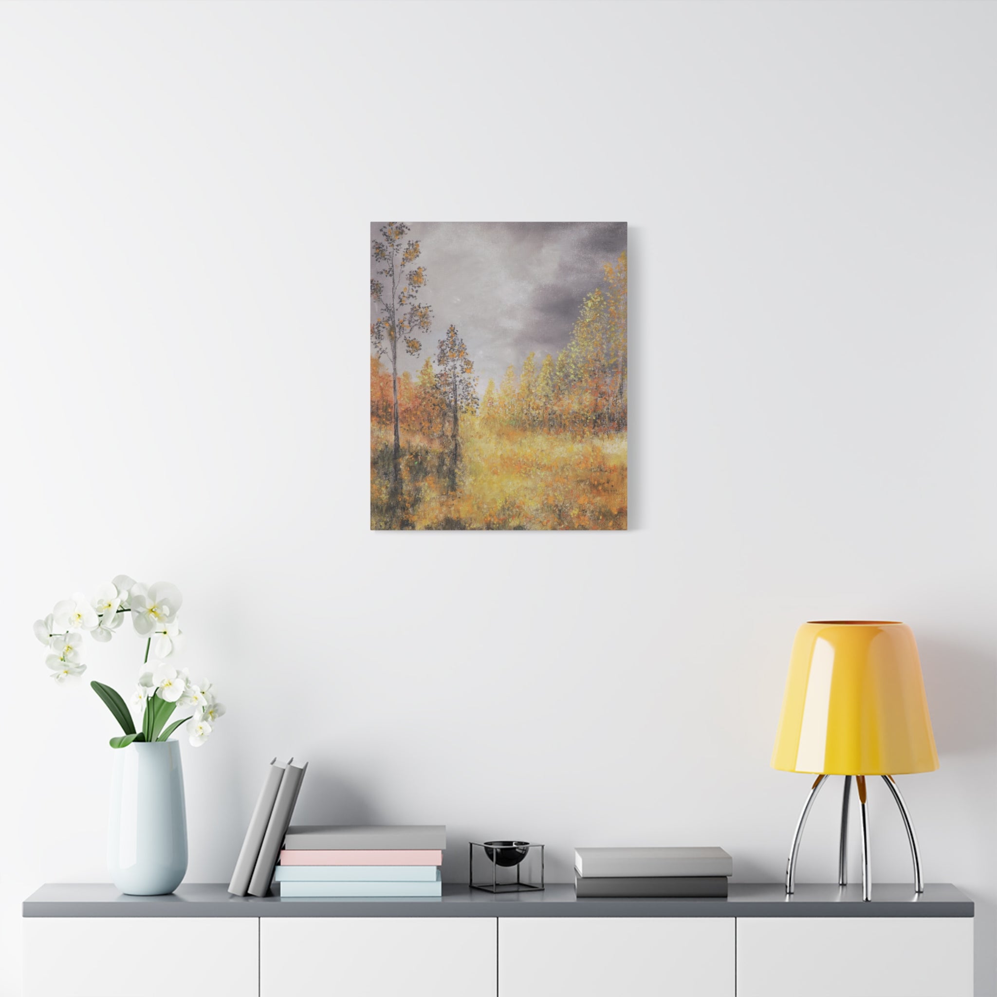 Autumn Meadow Matte Canvas Wall Art, Stretched 1.25"