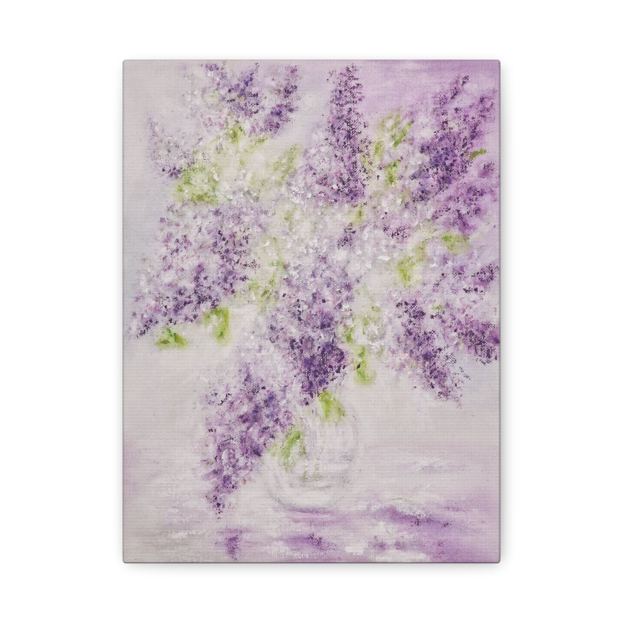 Lilac Bloom Canvas Print — Matte Stretched Wall Art