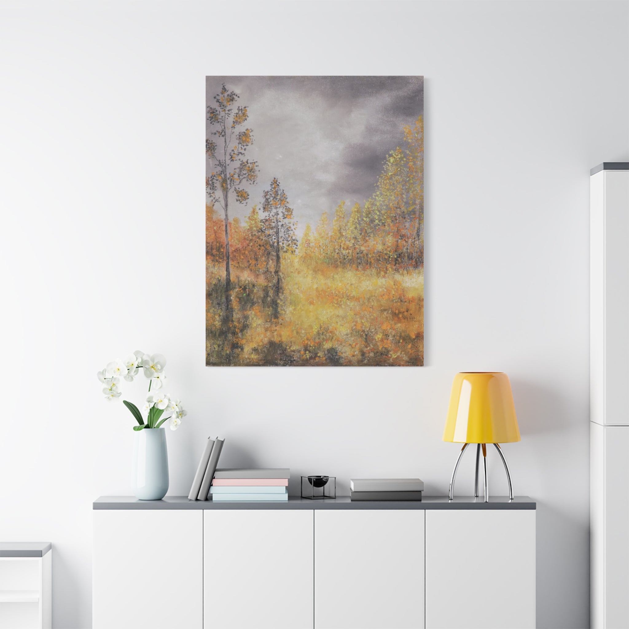 Autumn Meadow Matte Canvas Wall Art, Stretched 1.25"