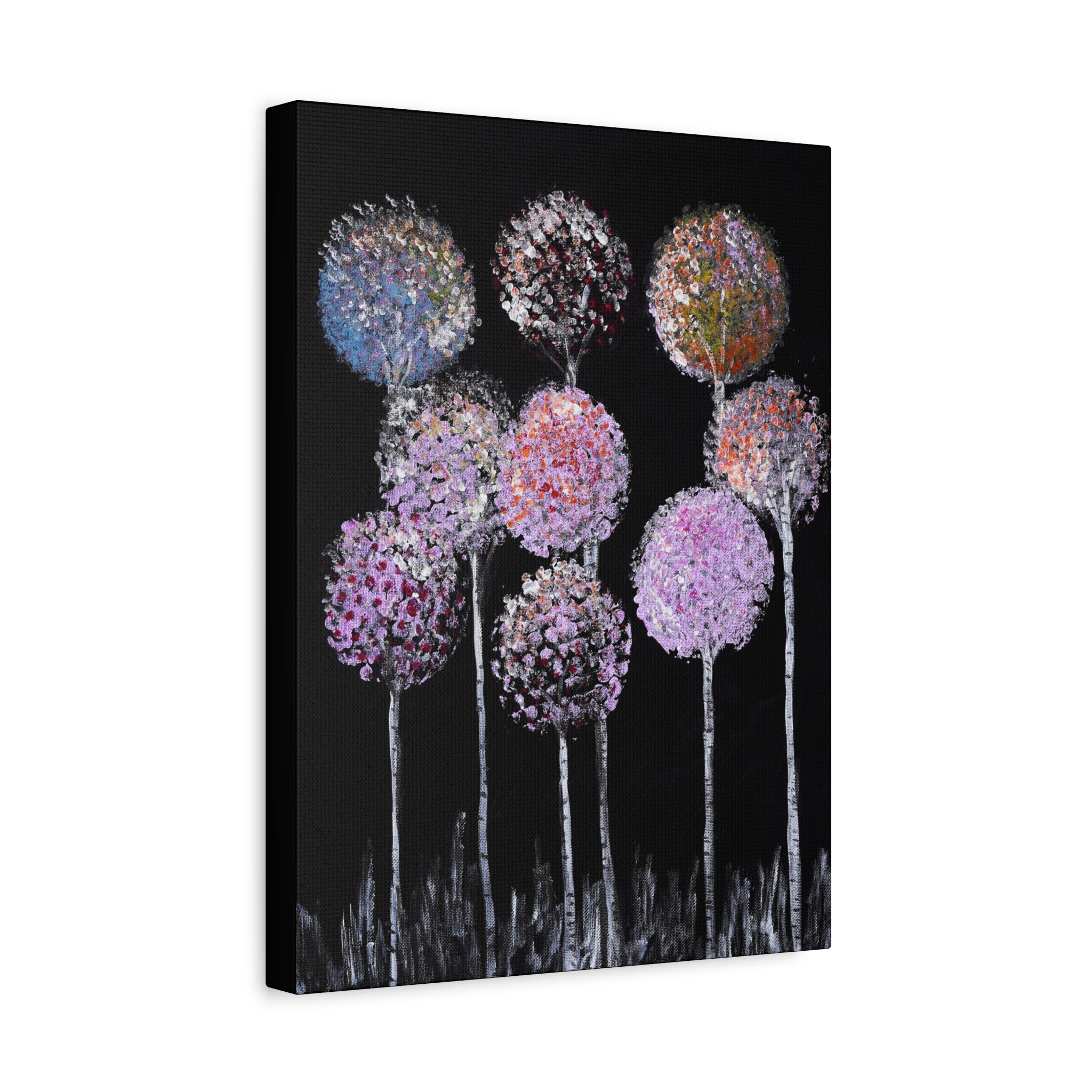 Abstract Floral Canvas Wall Art