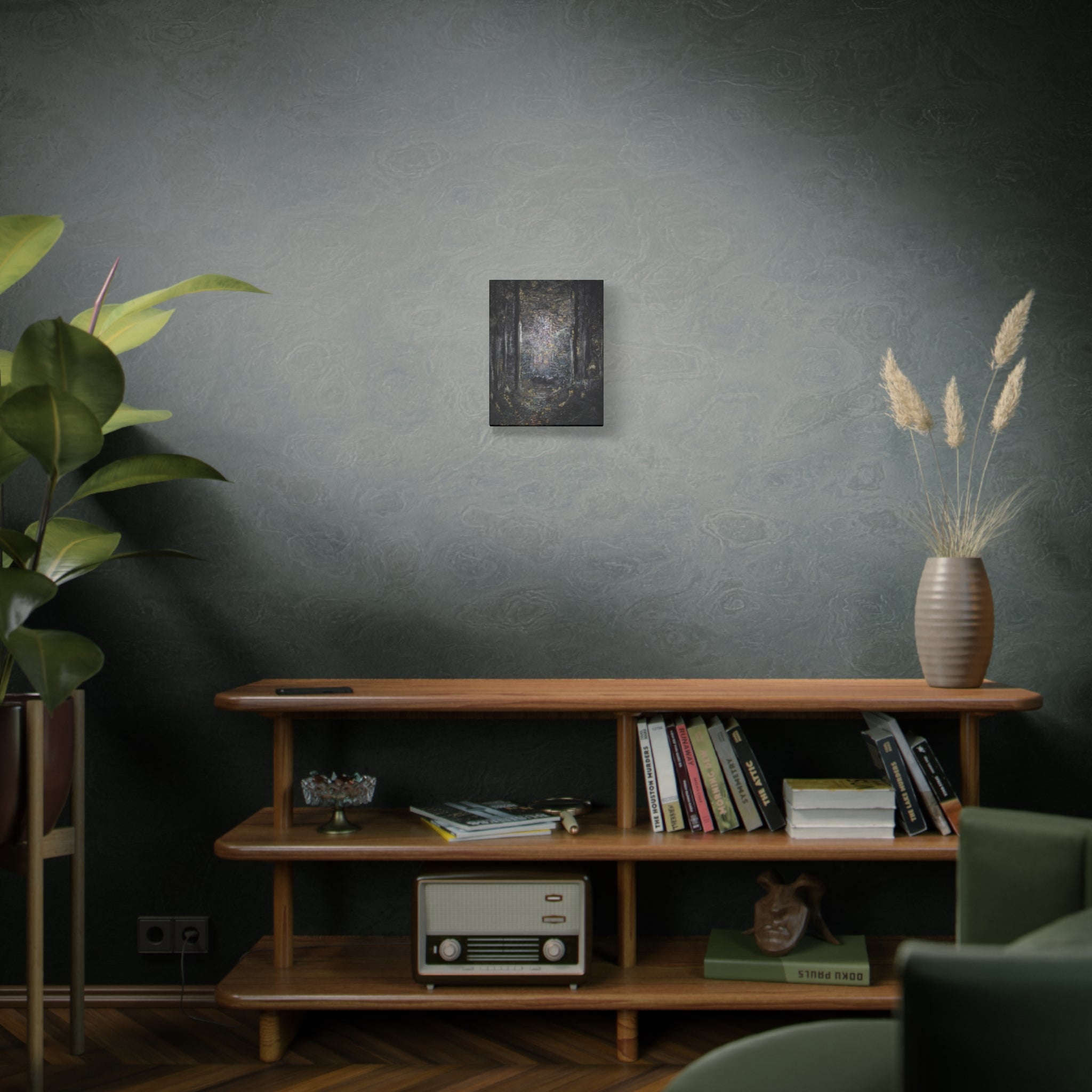 Mystic Forest Path Matte Canvas Wall Art