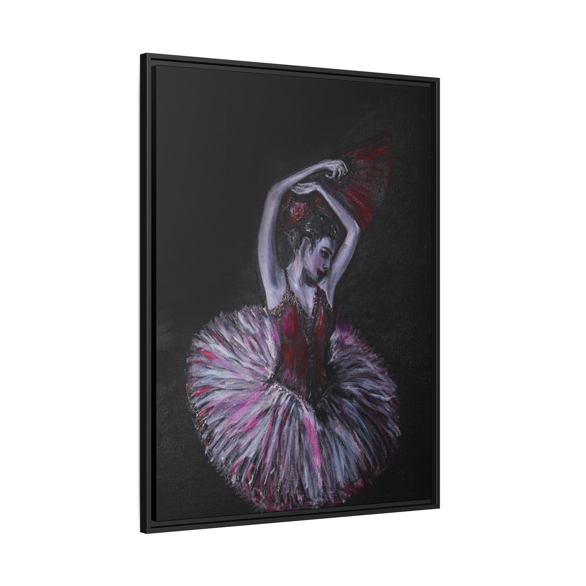 Ballerina Ballet Framed Art Canvas