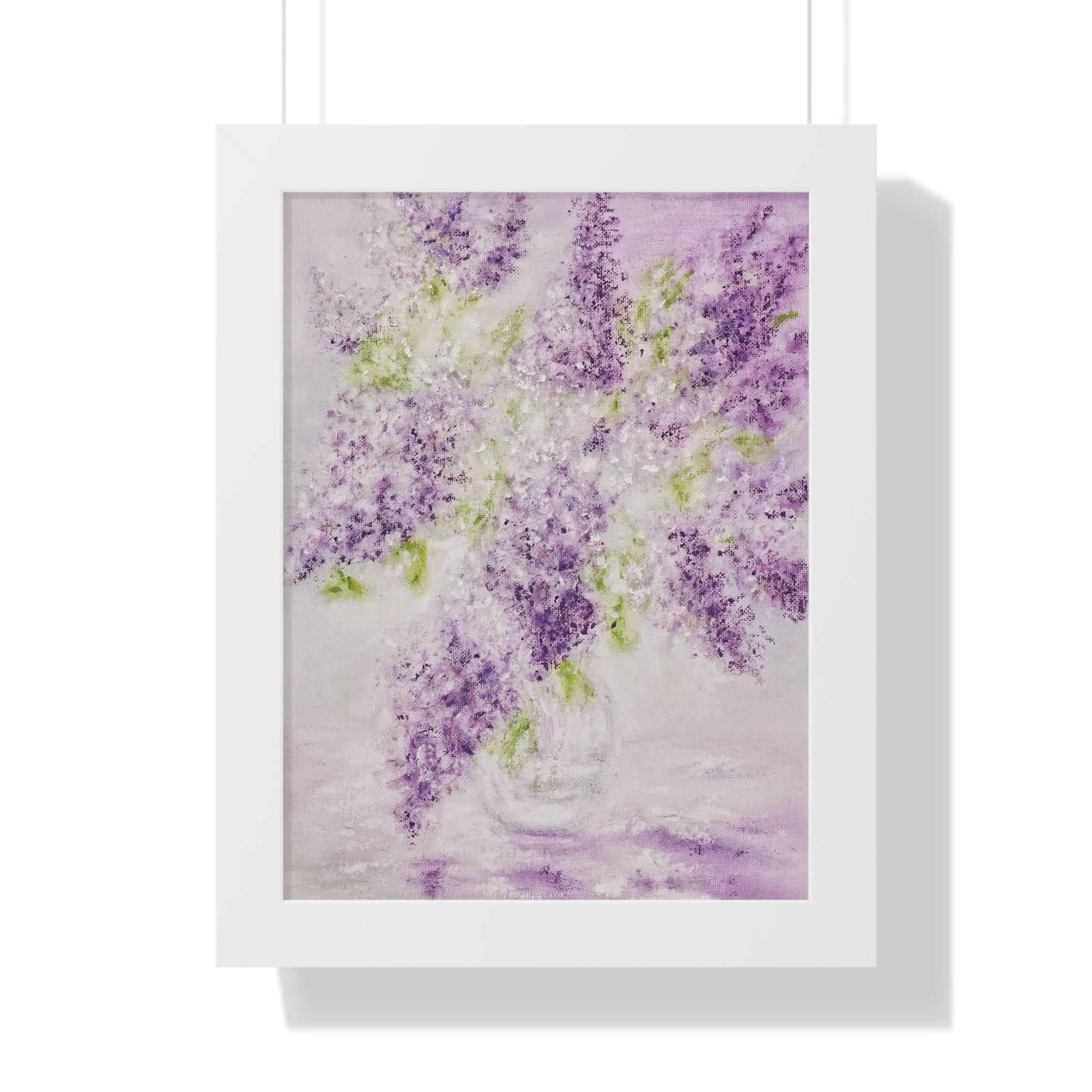 Framed Poster — Lilac Bouquet