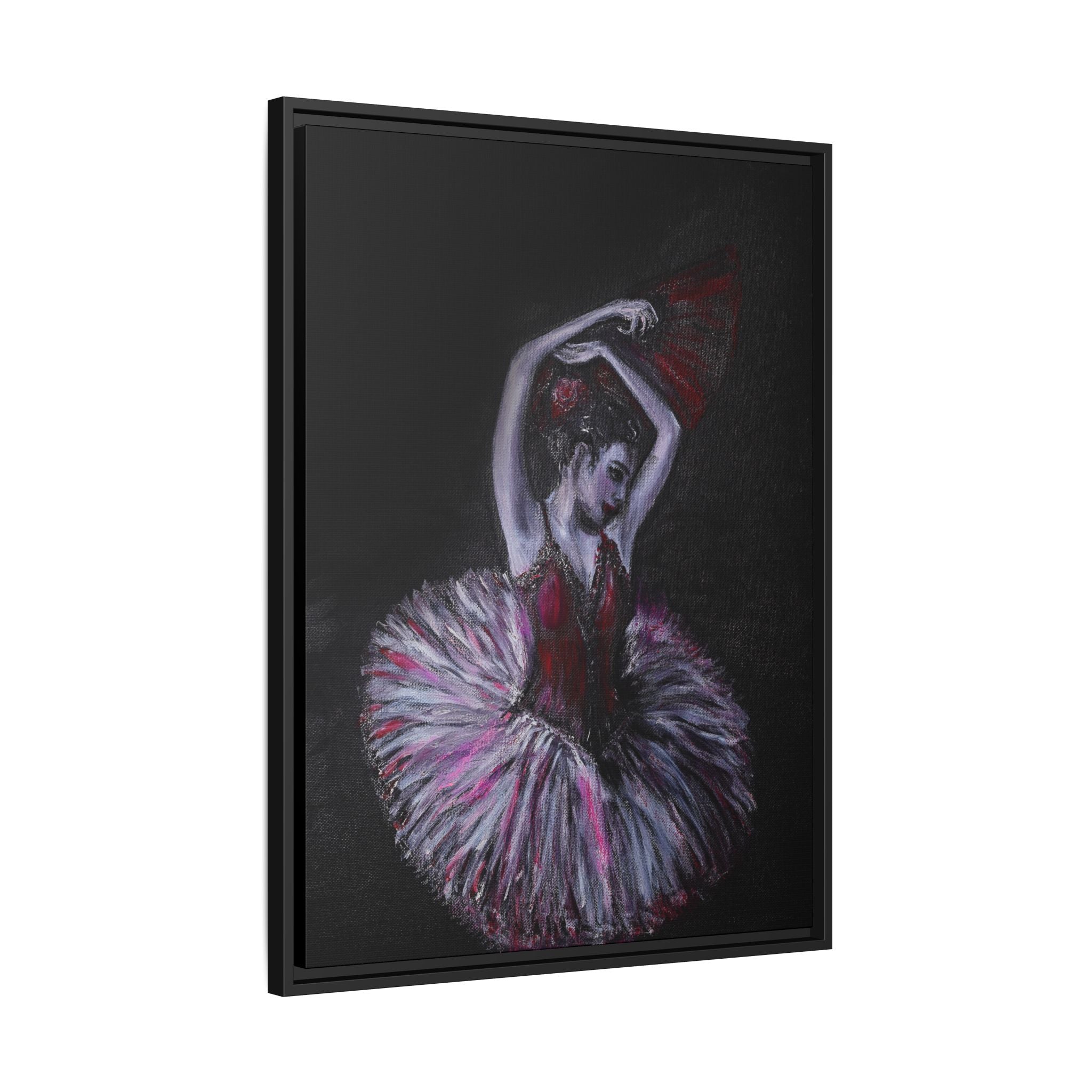 Ballerina Ballet Framed Art Canvas