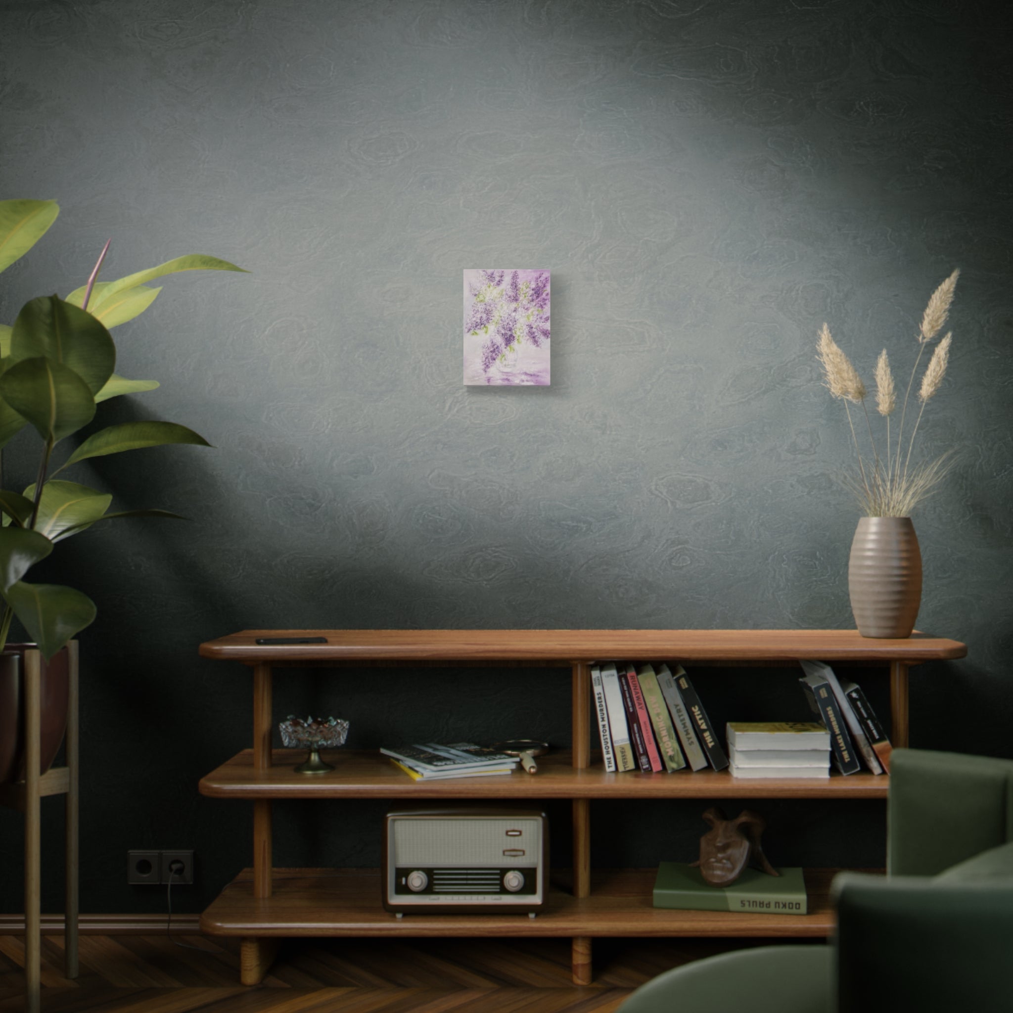 Lilac Bloom Canvas Print — Matte Stretched Wall Art