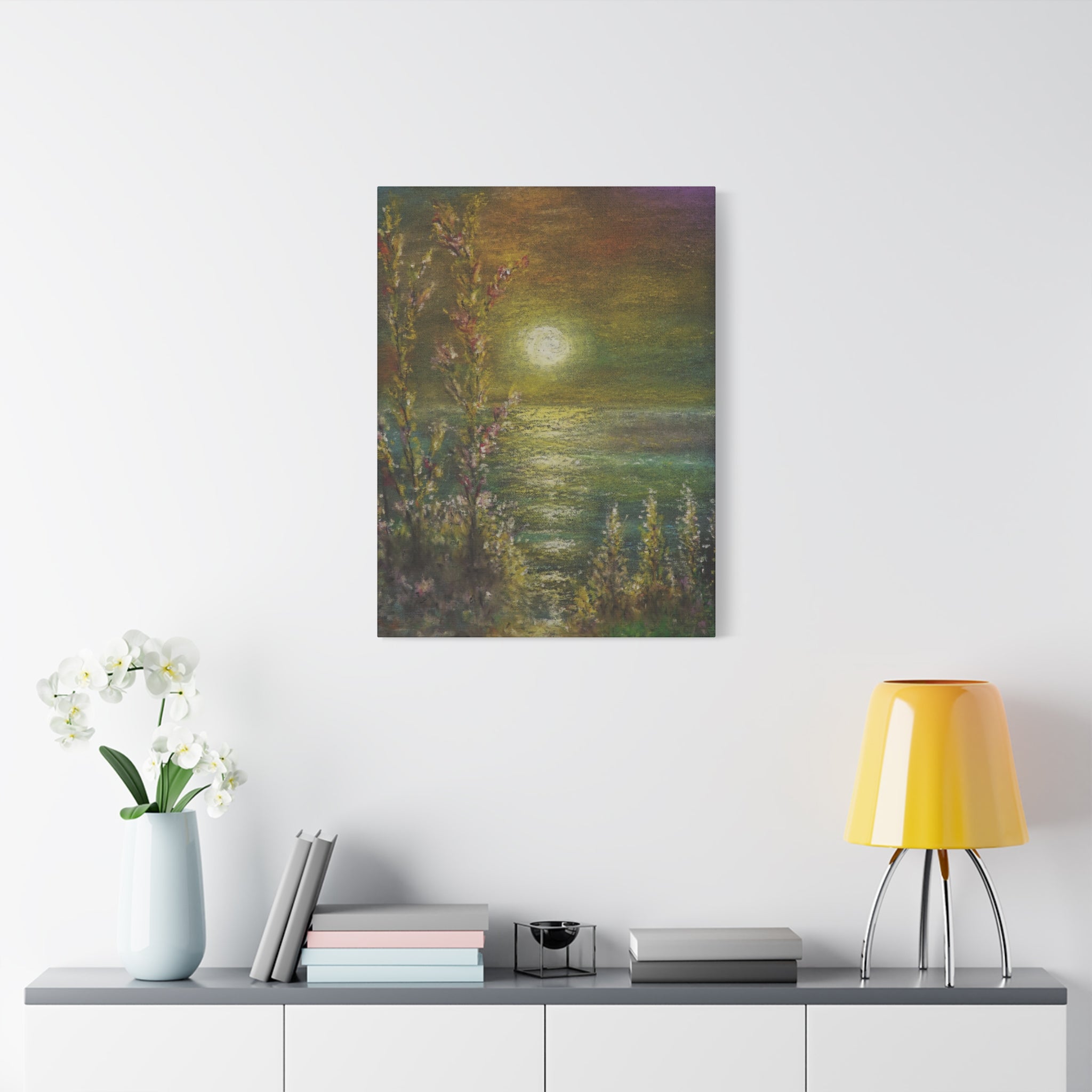 Moonlight Matte Canvas Print — Wall Art
