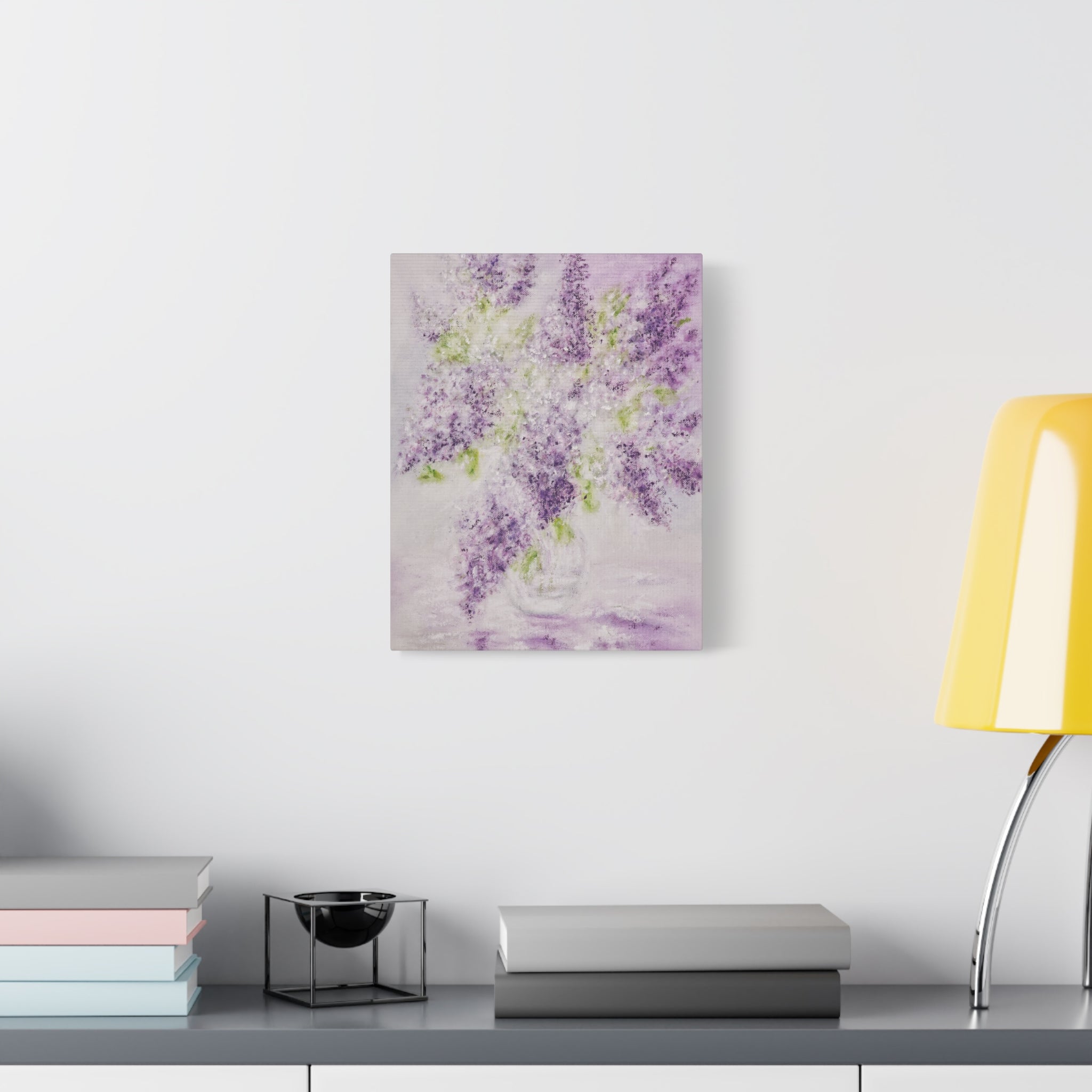 Lilac Bloom Canvas Print — Matte Stretched Wall Art
