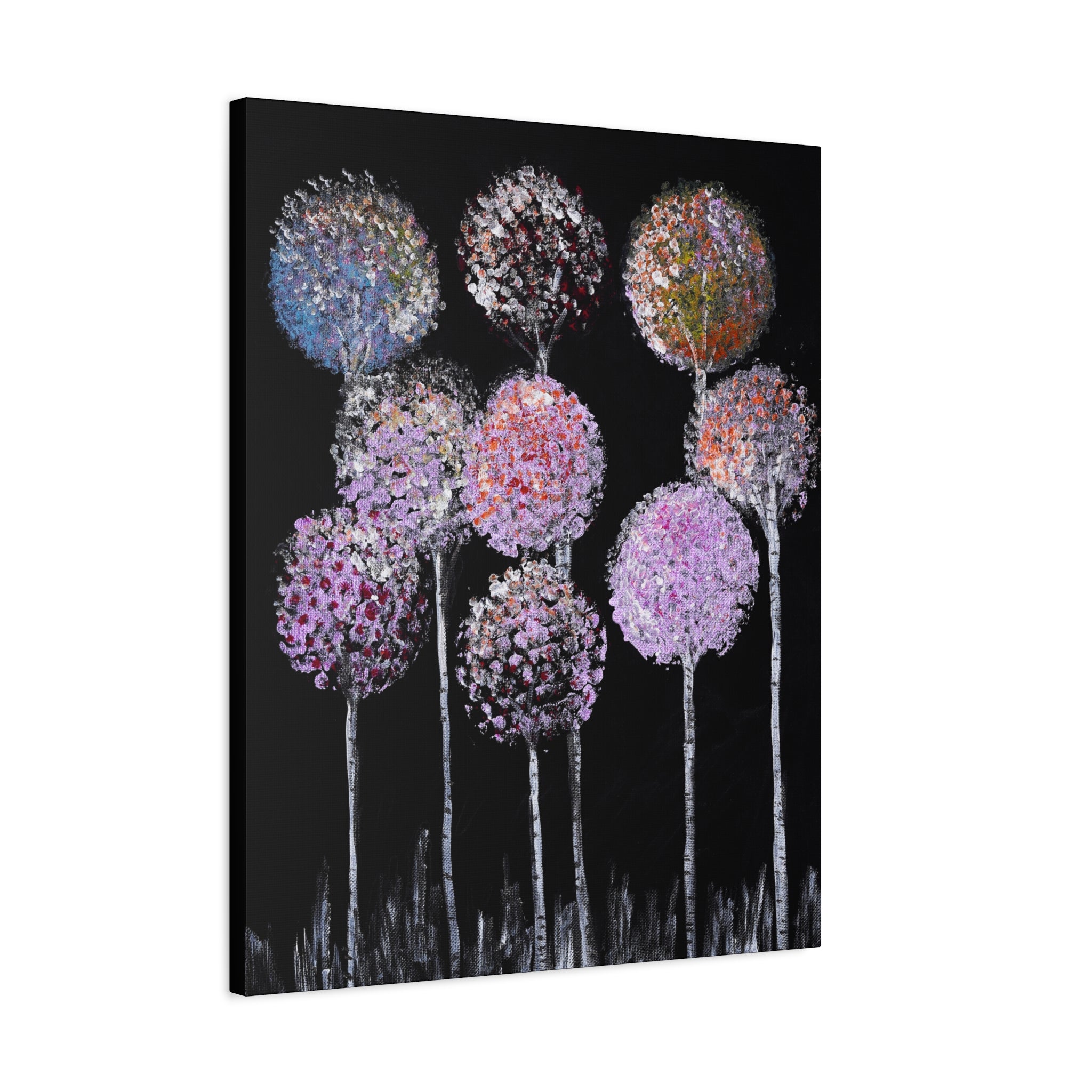 Abstract Floral Canvas Wall Art
