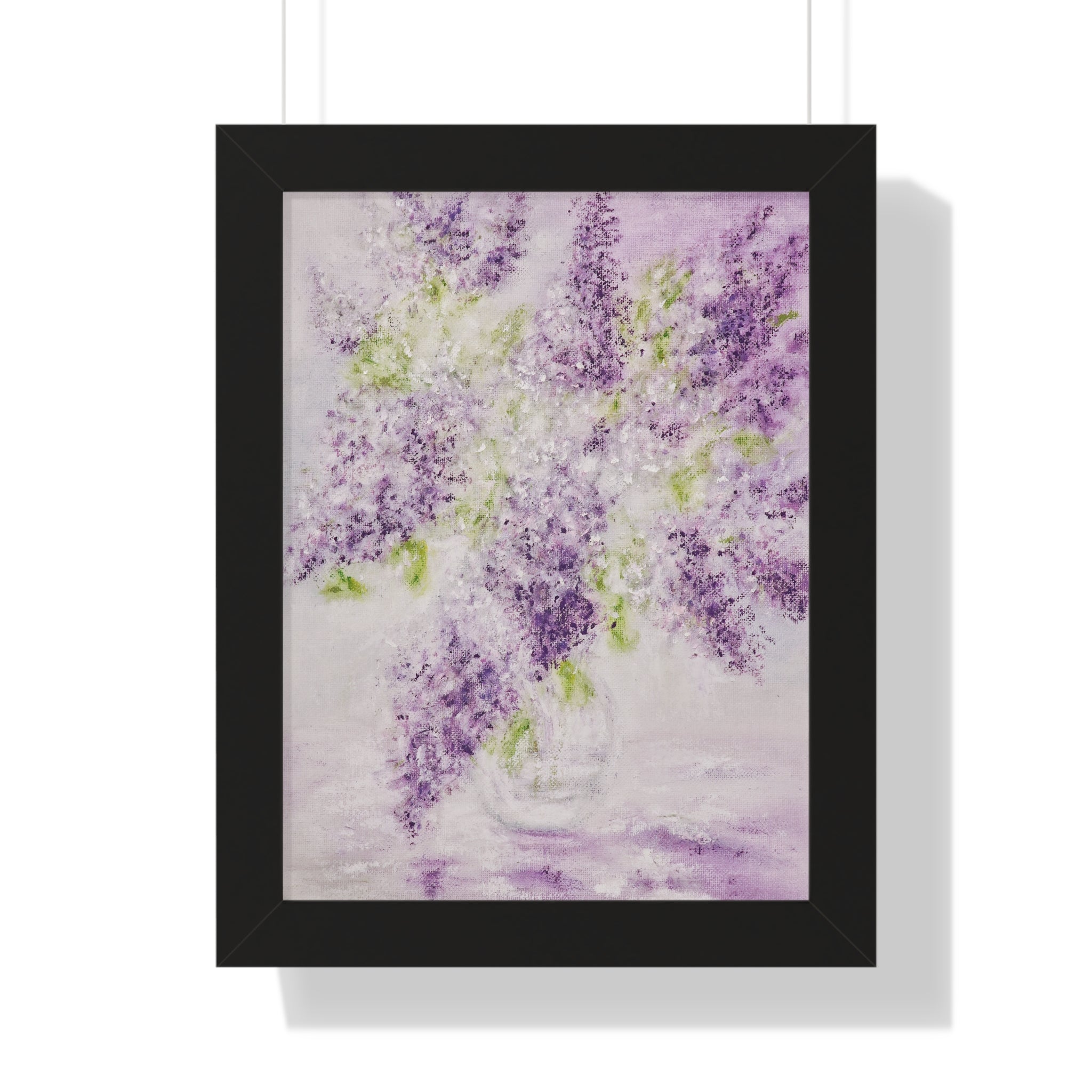 Framed Poster — Lilac Bouquet