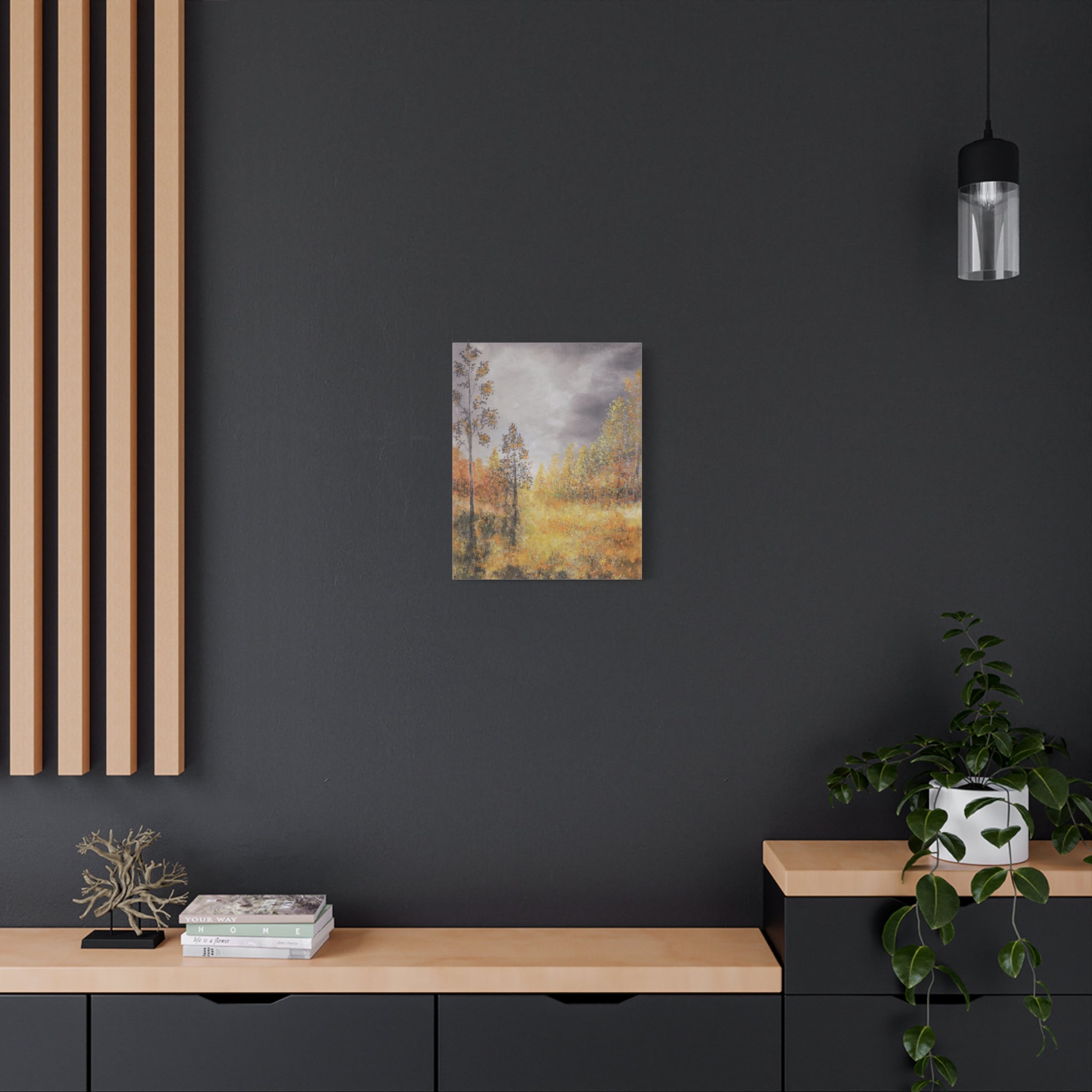 Autumn Meadow Matte Canvas Wall Art, Stretched 1.25"