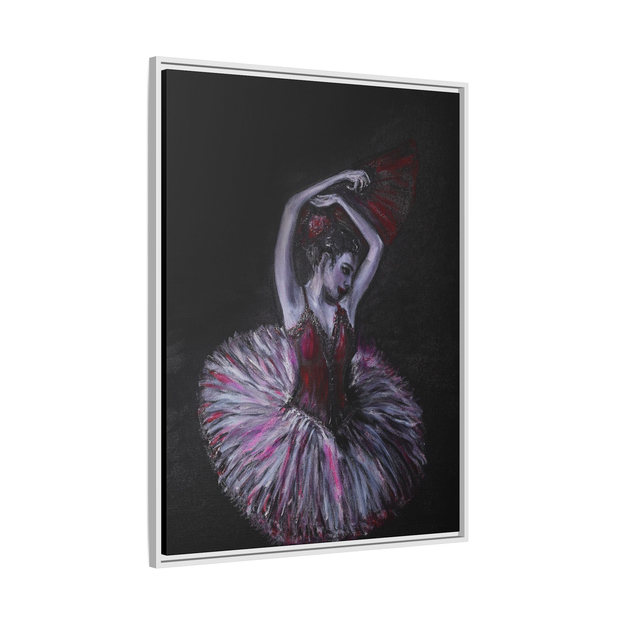Ballerina Ballet Framed Art Canvas