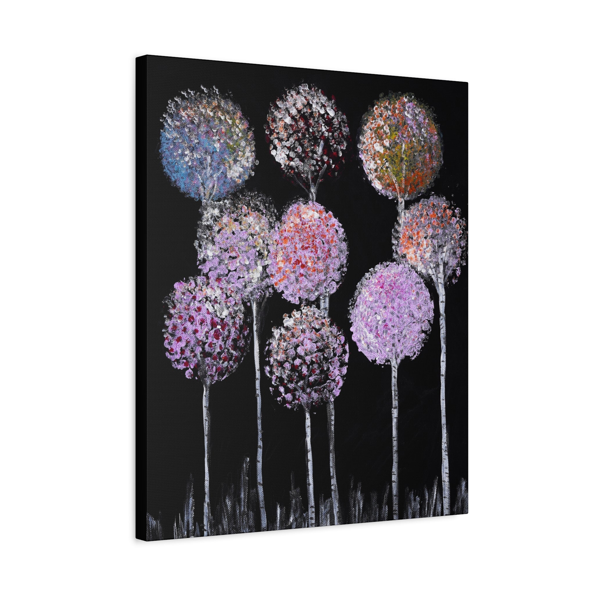 Abstract Floral Canvas Wall Art