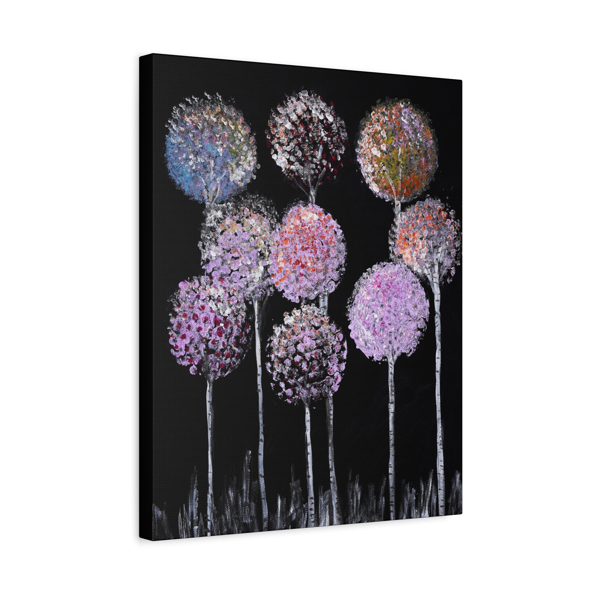 Abstract Floral Canvas Wall Art