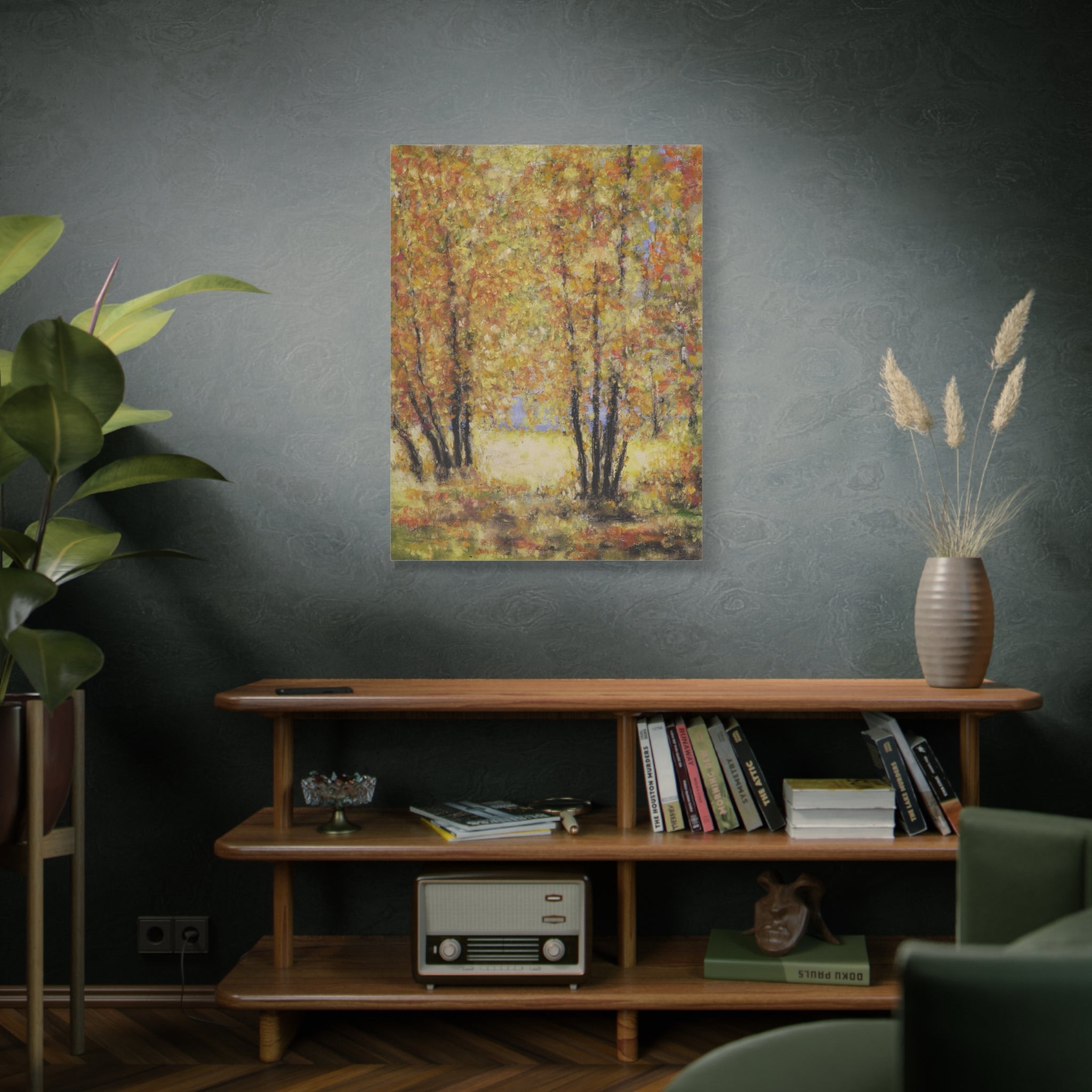 Autumn Light Canvas Print — Stretched Matte Wall Art