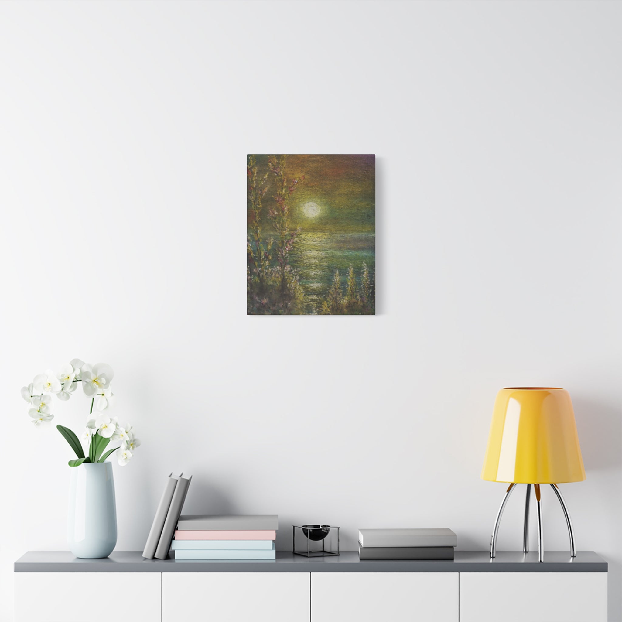 Moonlight Matte Canvas Print — Wall Art