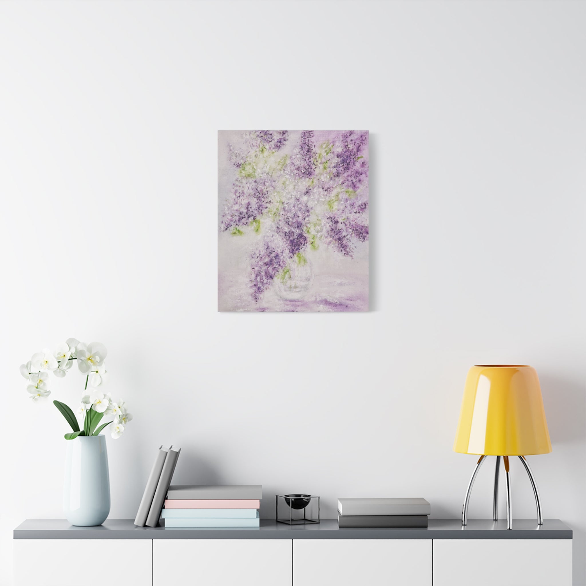 Lilac Bloom Canvas Print — Matte Stretched Wall Art