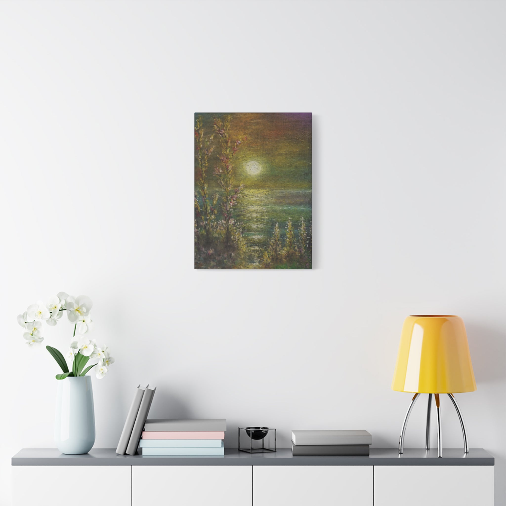 Moonlight Matte Canvas Print — Wall Art