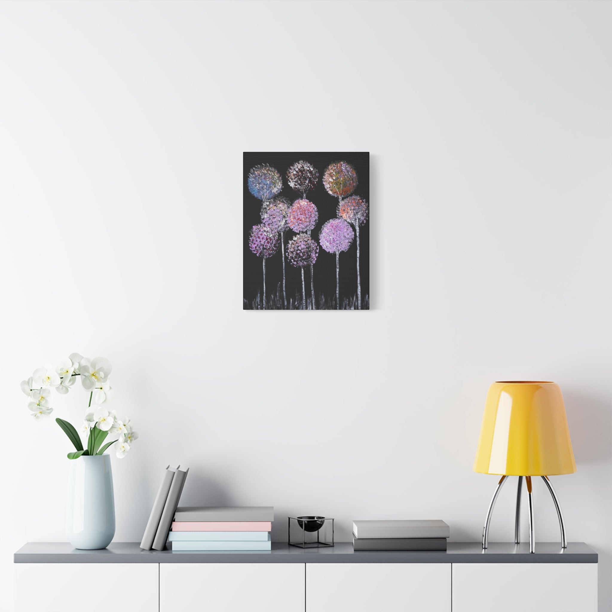 Abstract Floral Canvas Wall Art