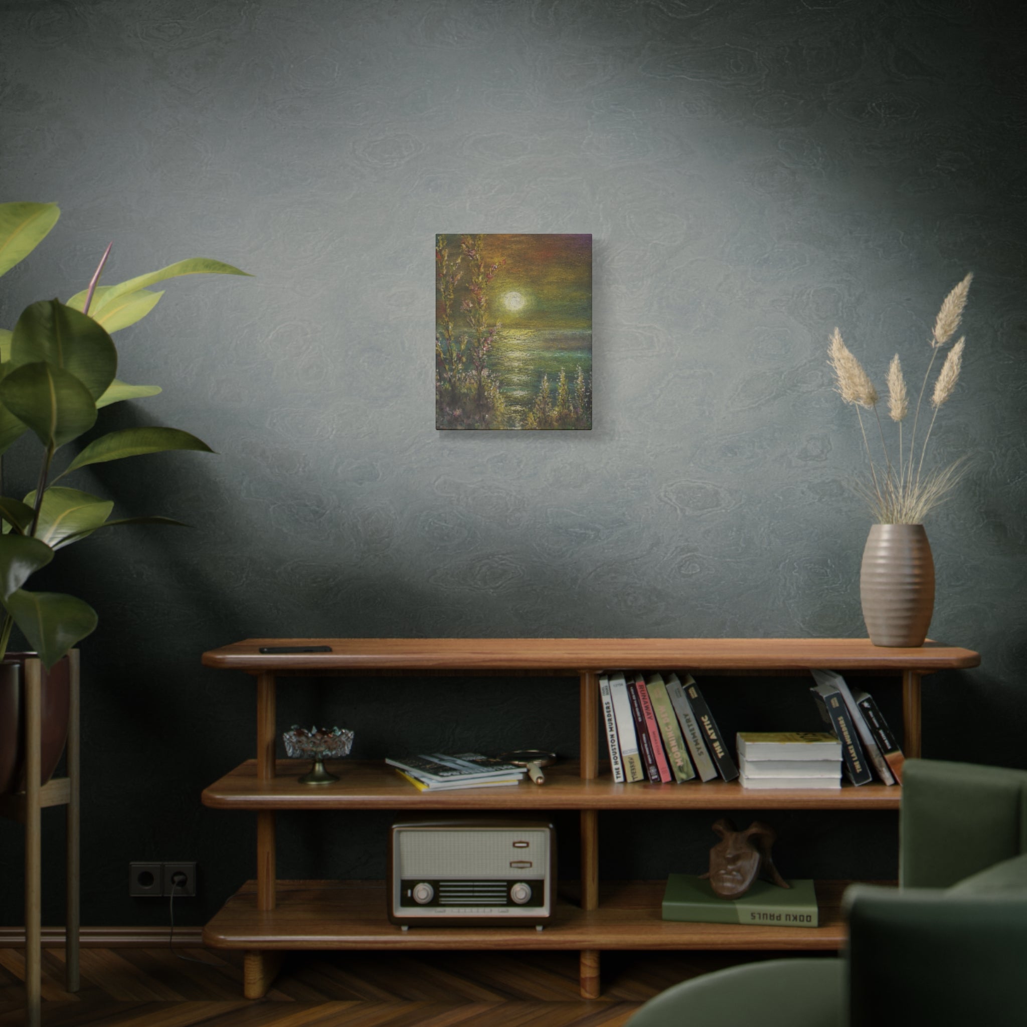 Moonlight Matte Canvas Print — Wall Art