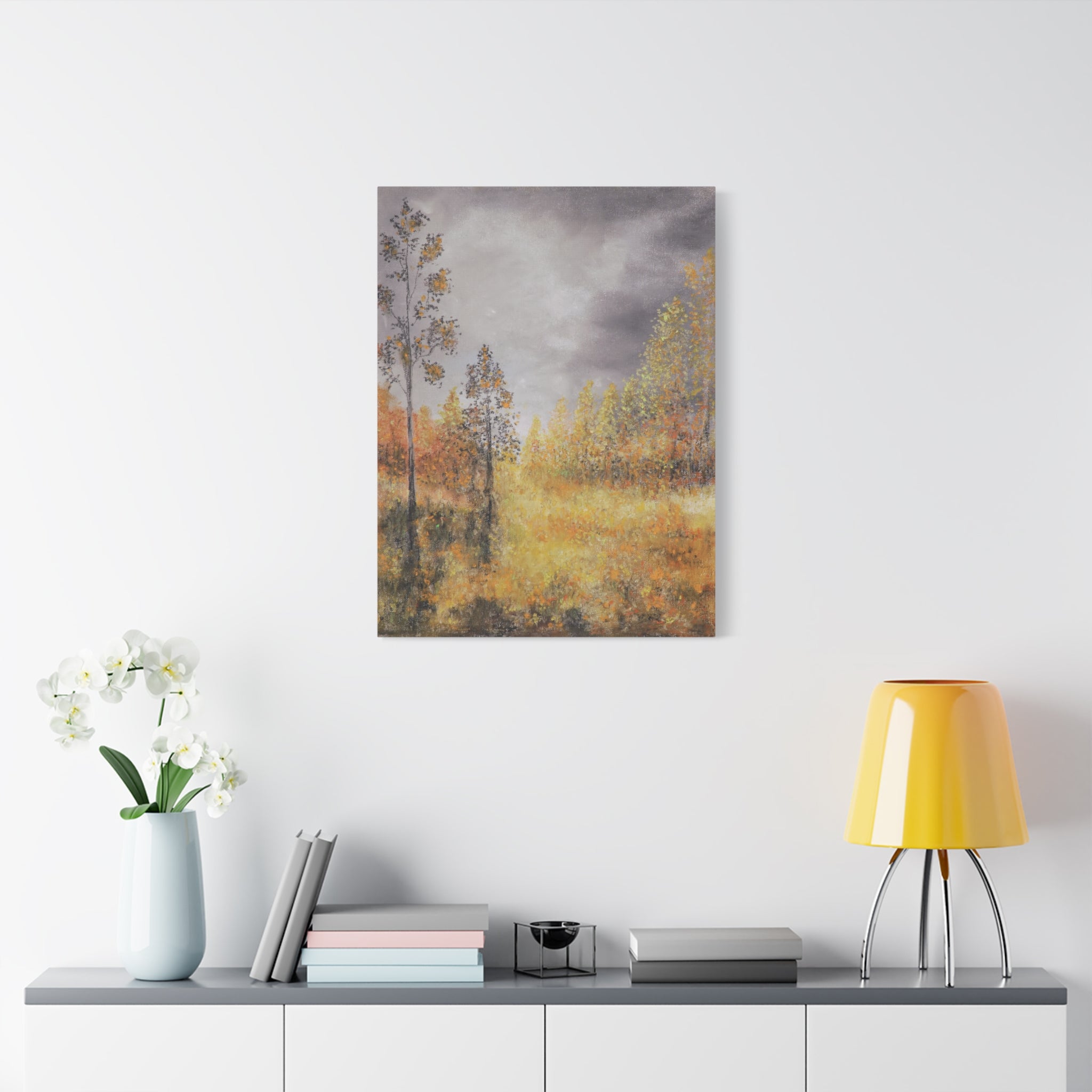 Autumn Meadow Matte Canvas Wall Art, Stretched 1.25"
