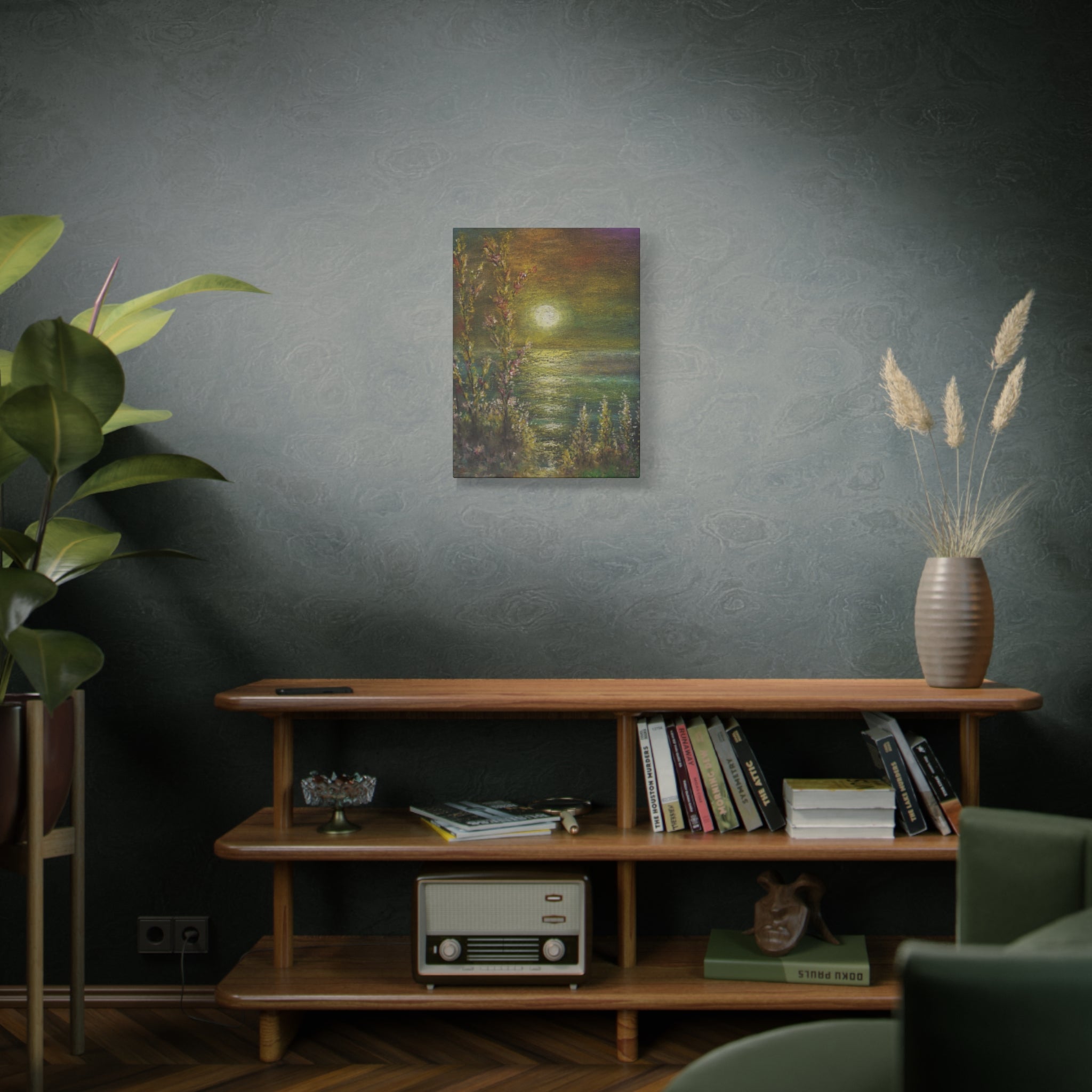 Moonlight Matte Canvas Print — Wall Art