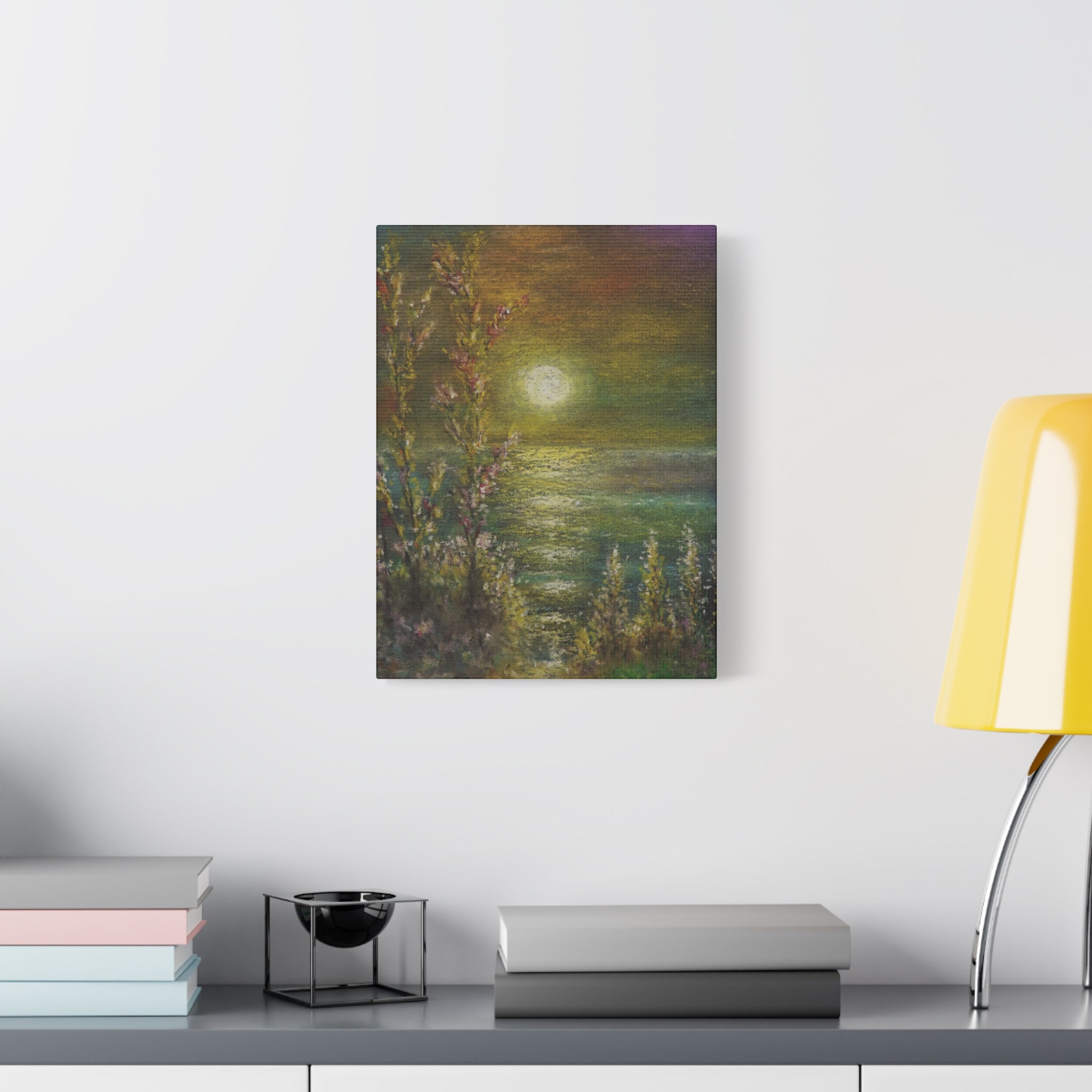 Moonlight Matte Canvas Print — Wall Art