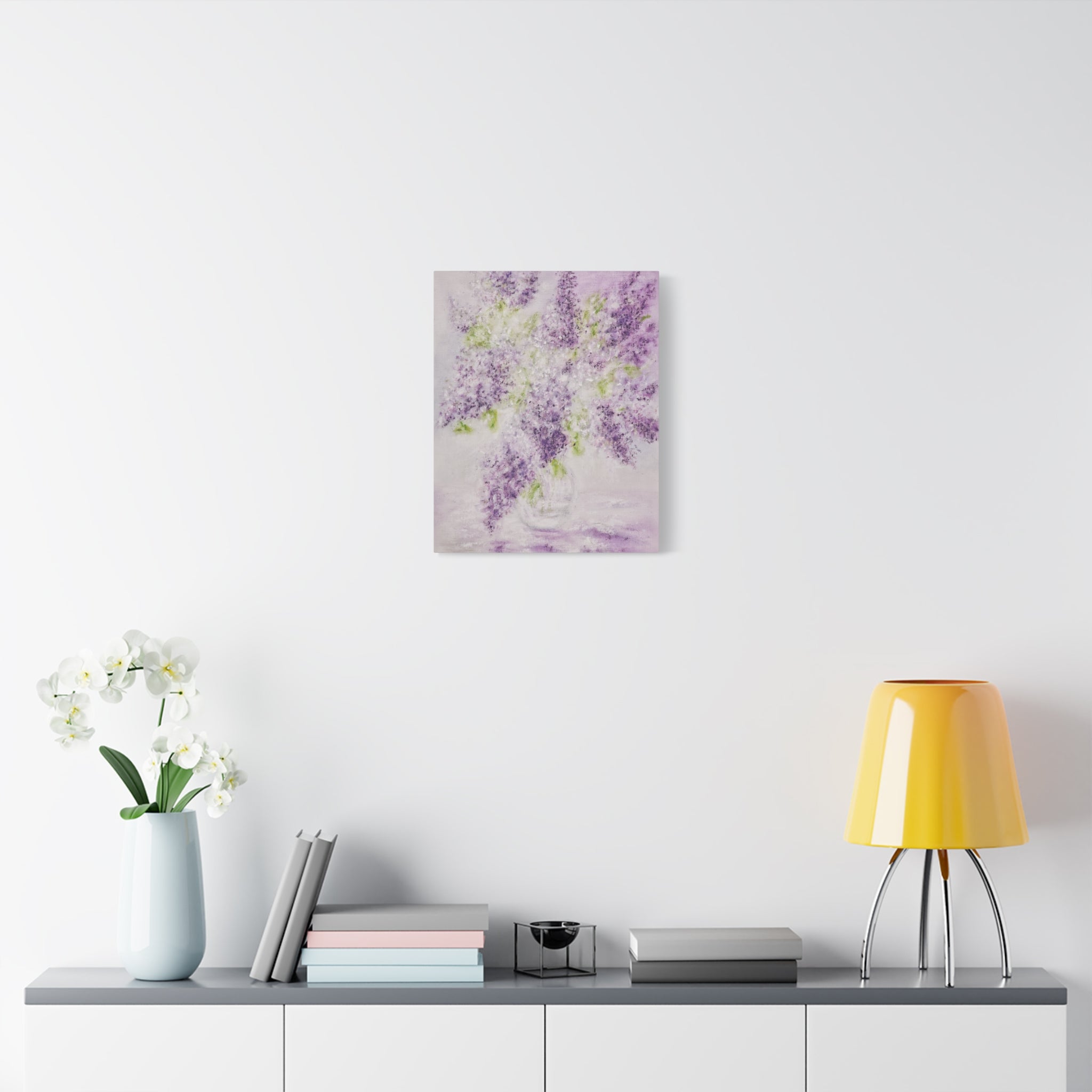 Lilac Bloom Canvas Print — Matte Stretched Wall Art