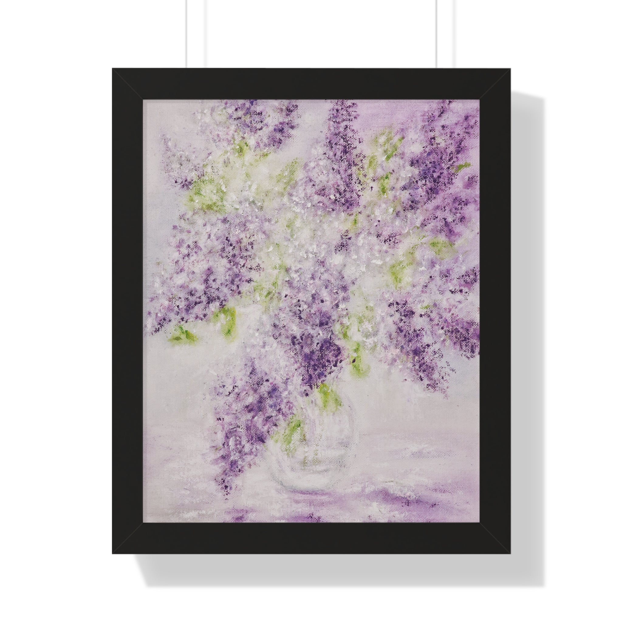 Framed Poster — Lilac Bouquet