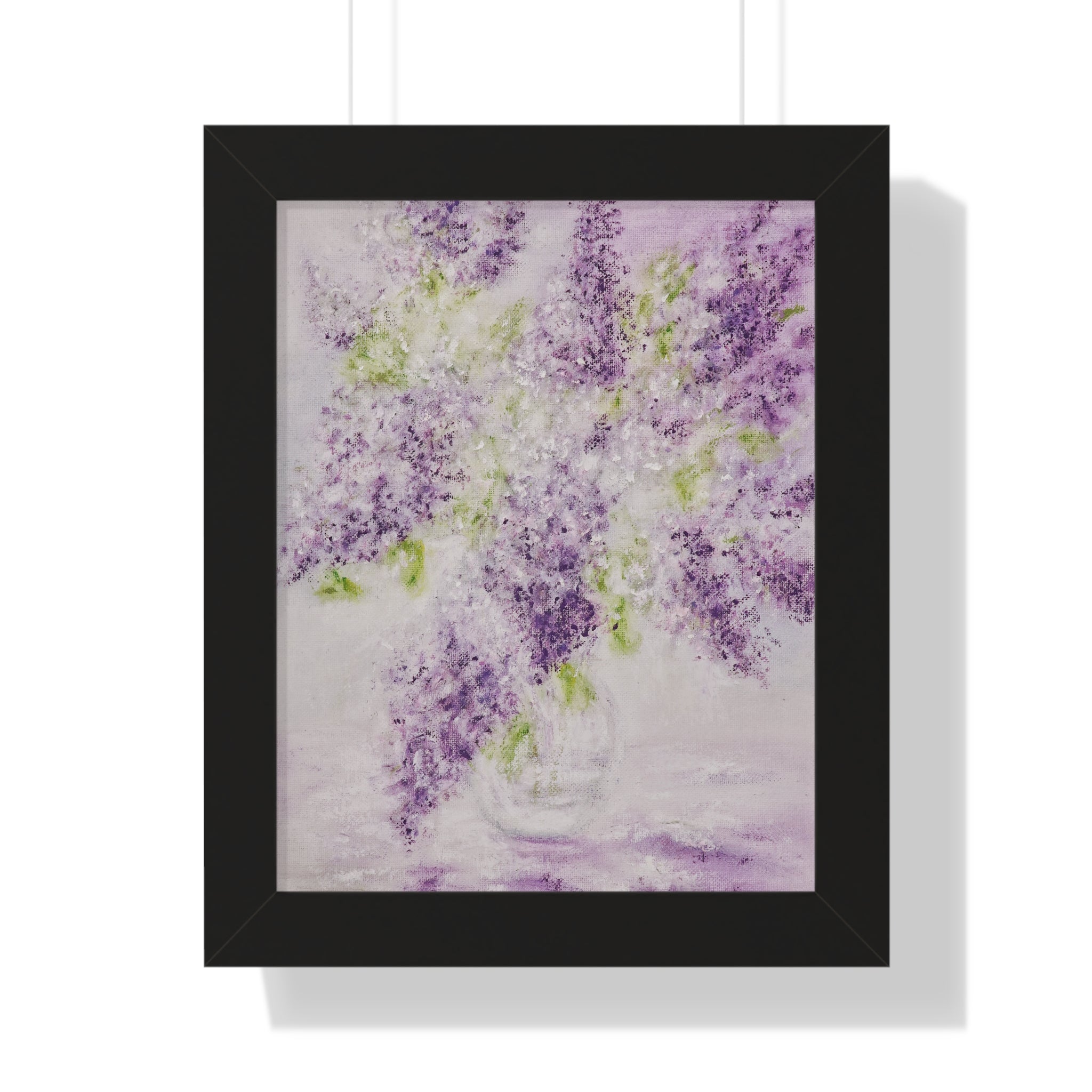 Framed Poster — Lilac Bouquet
