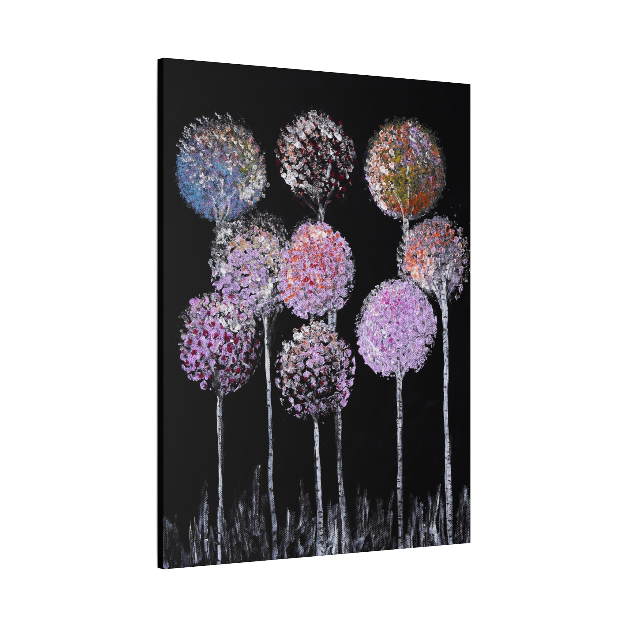 Abstract Floral Canvas Wall Art