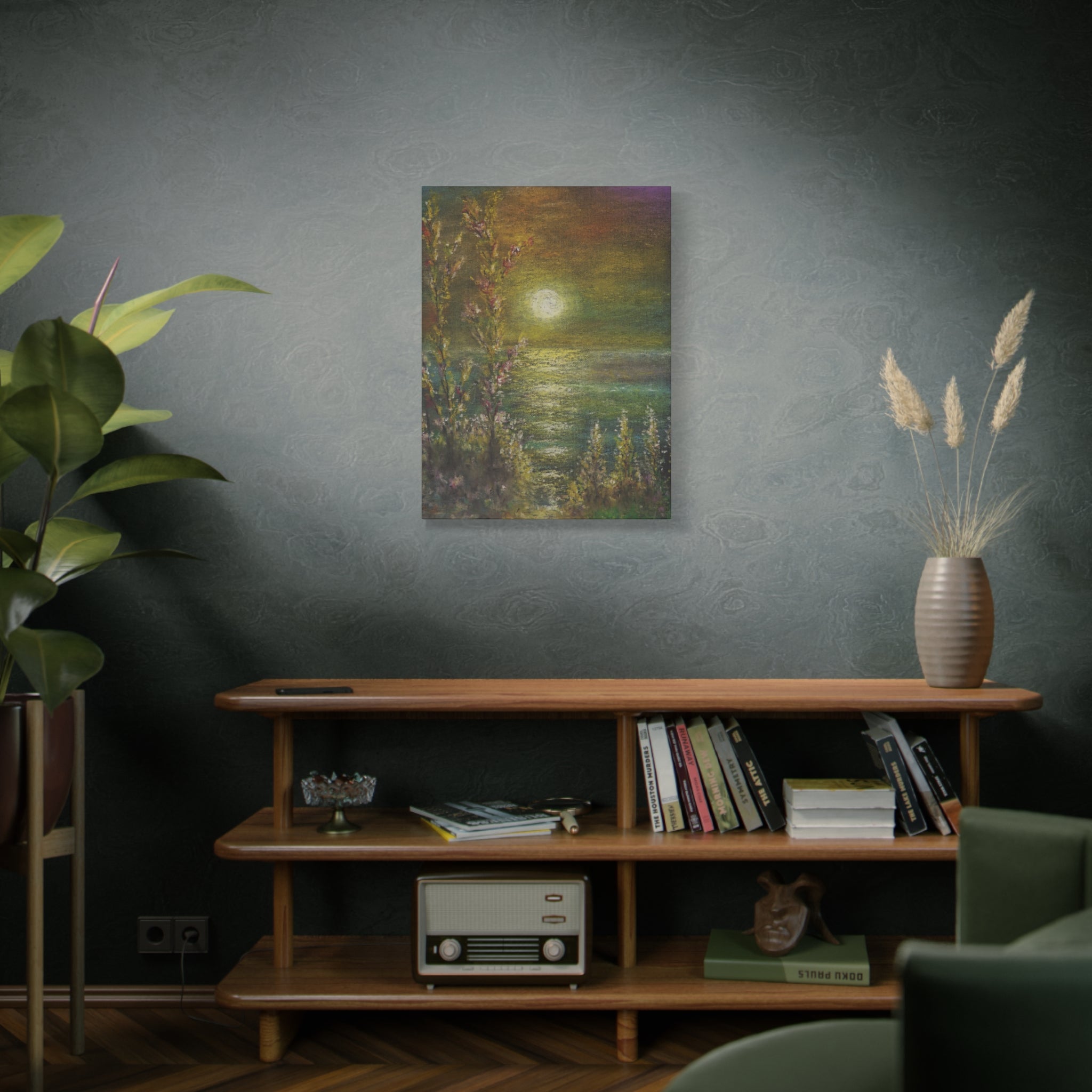 Moonlight Matte Canvas Print — Wall Art