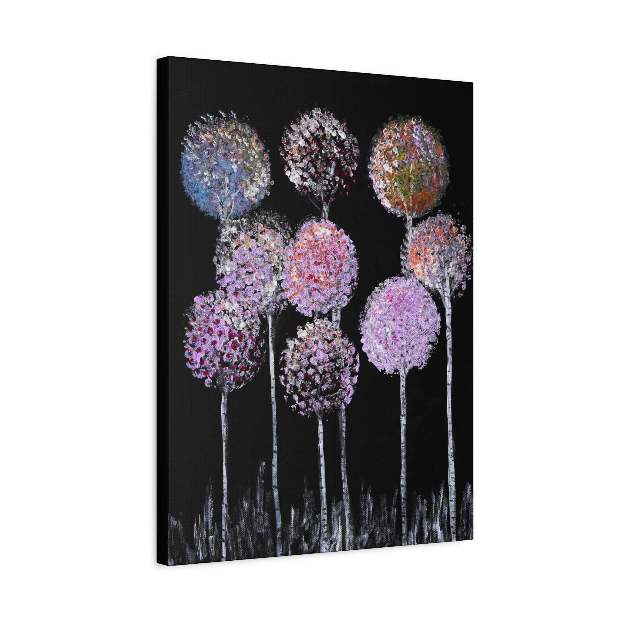 Abstract Floral Canvas Wall Art