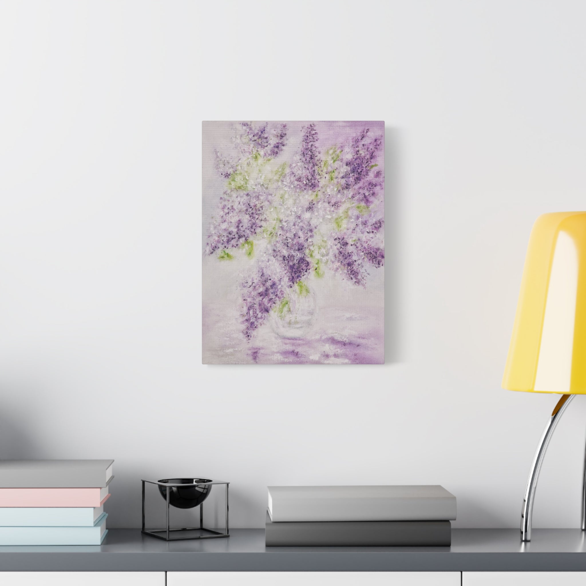 Lilac Bloom Canvas Print — Matte Stretched Wall Art