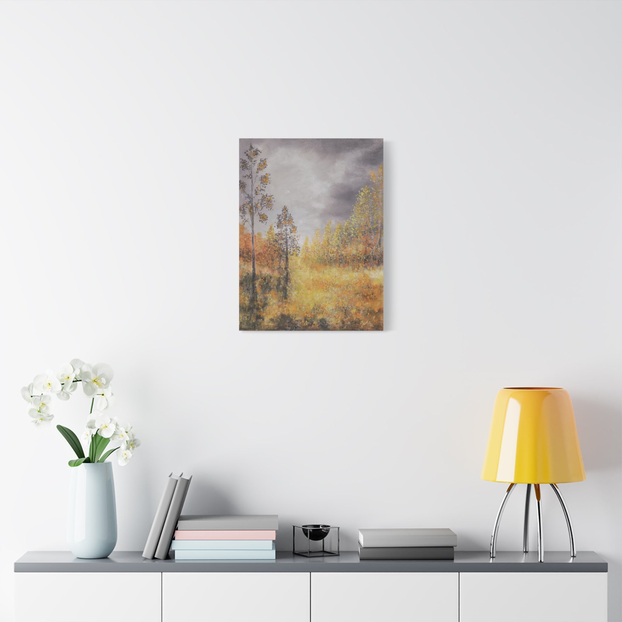 Autumn Meadow Matte Canvas Wall Art, Stretched 1.25"
