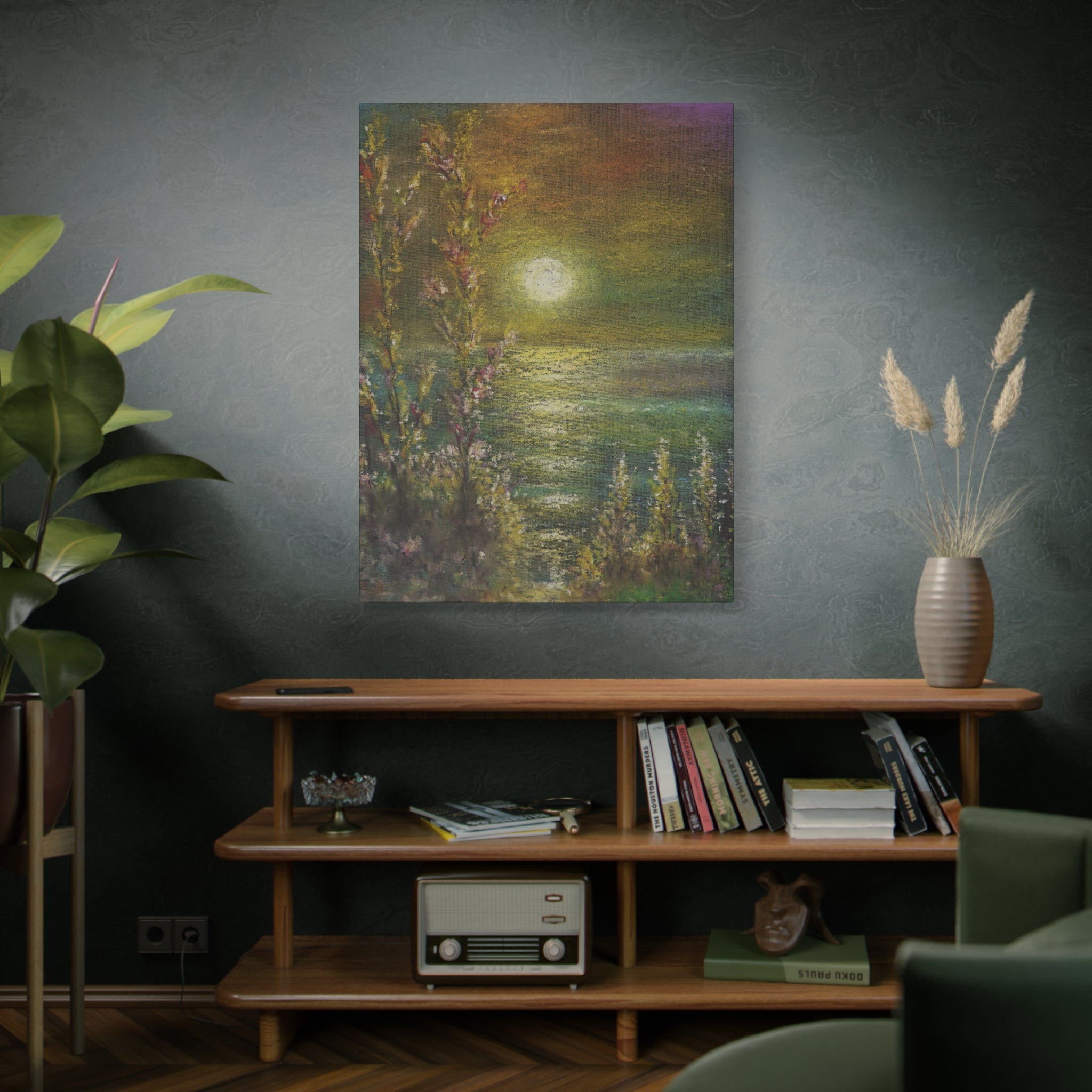 Moonlight Matte Canvas Print — Wall Art