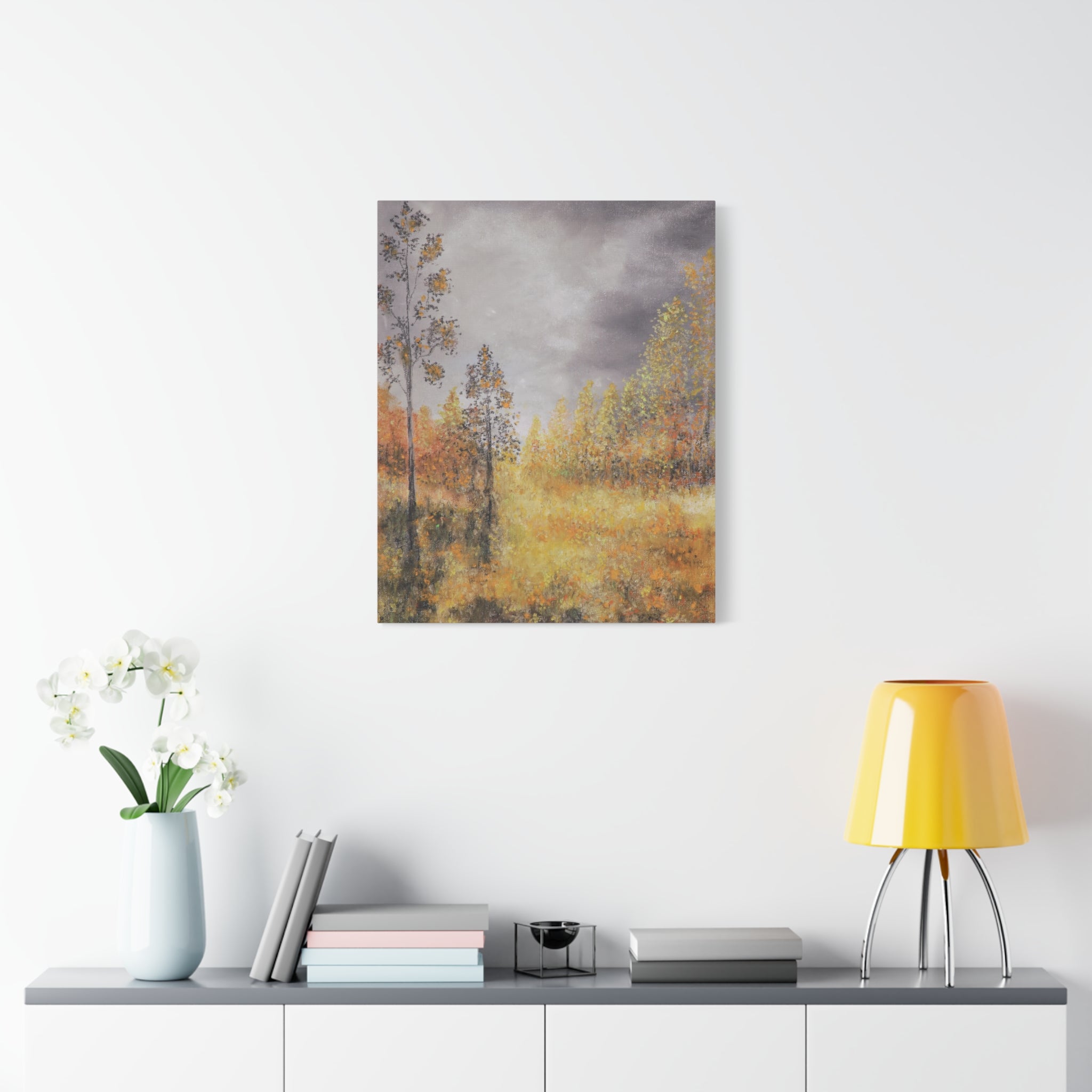 Autumn Meadow Matte Canvas Wall Art, Stretched 1.25"