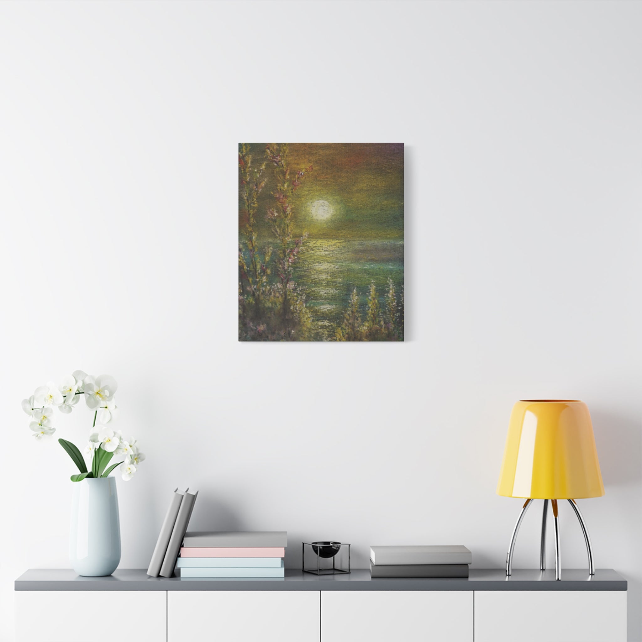 Moonlight Matte Canvas Print — Wall Art