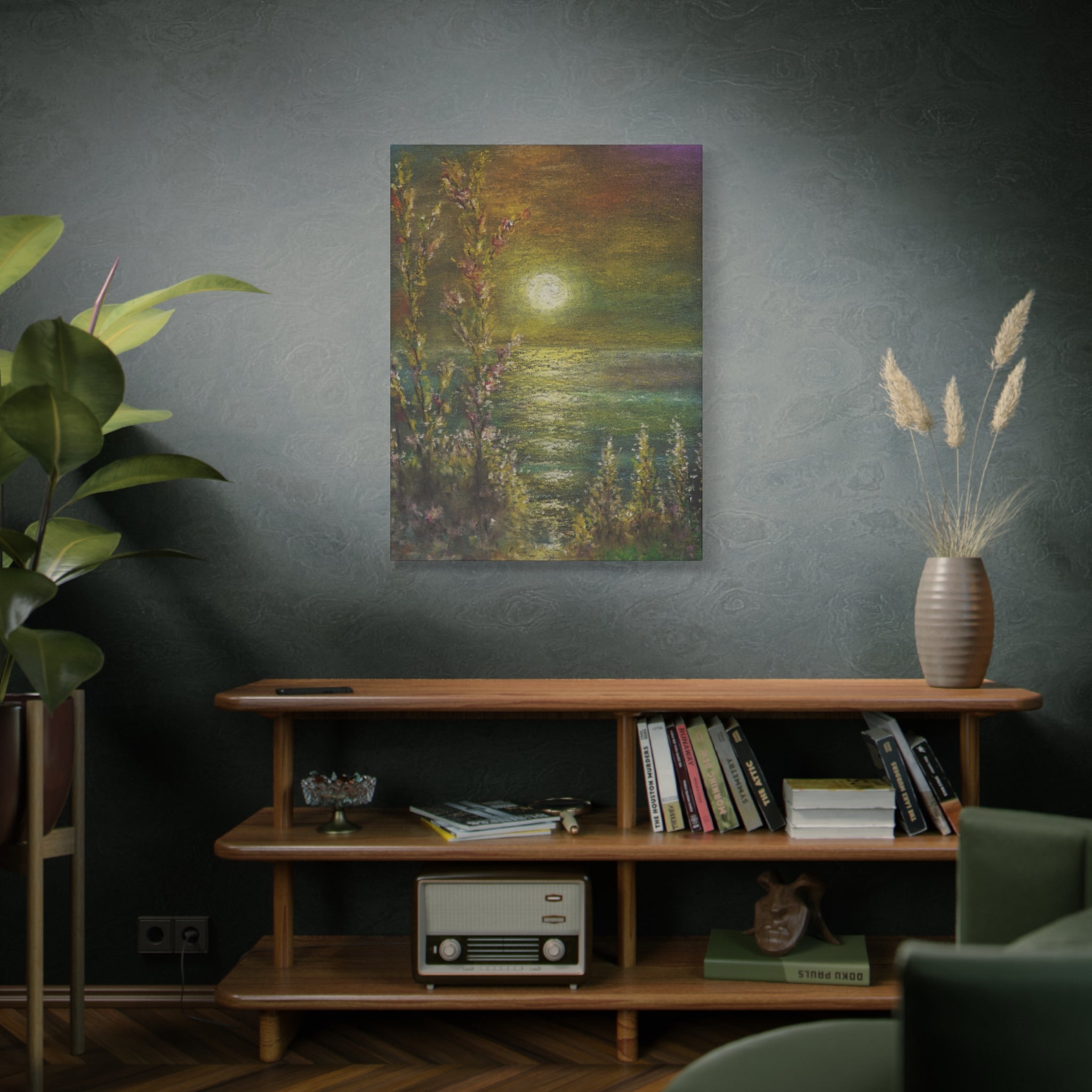 Moonlight Matte Canvas Print — Wall Art
