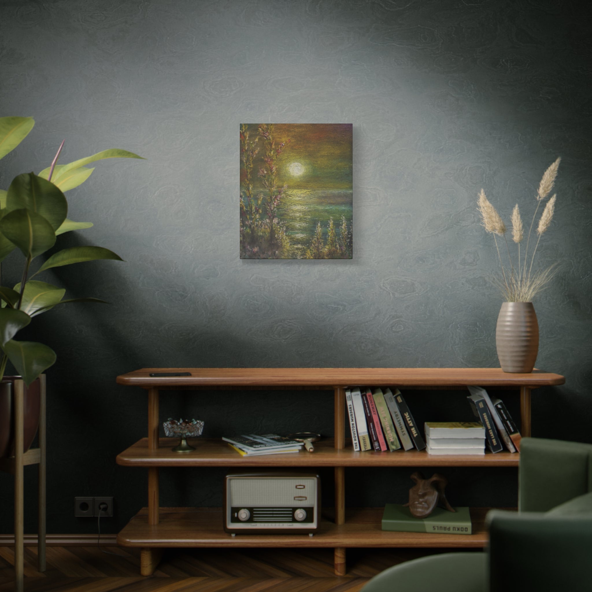 Moonlight Matte Canvas Print — Wall Art