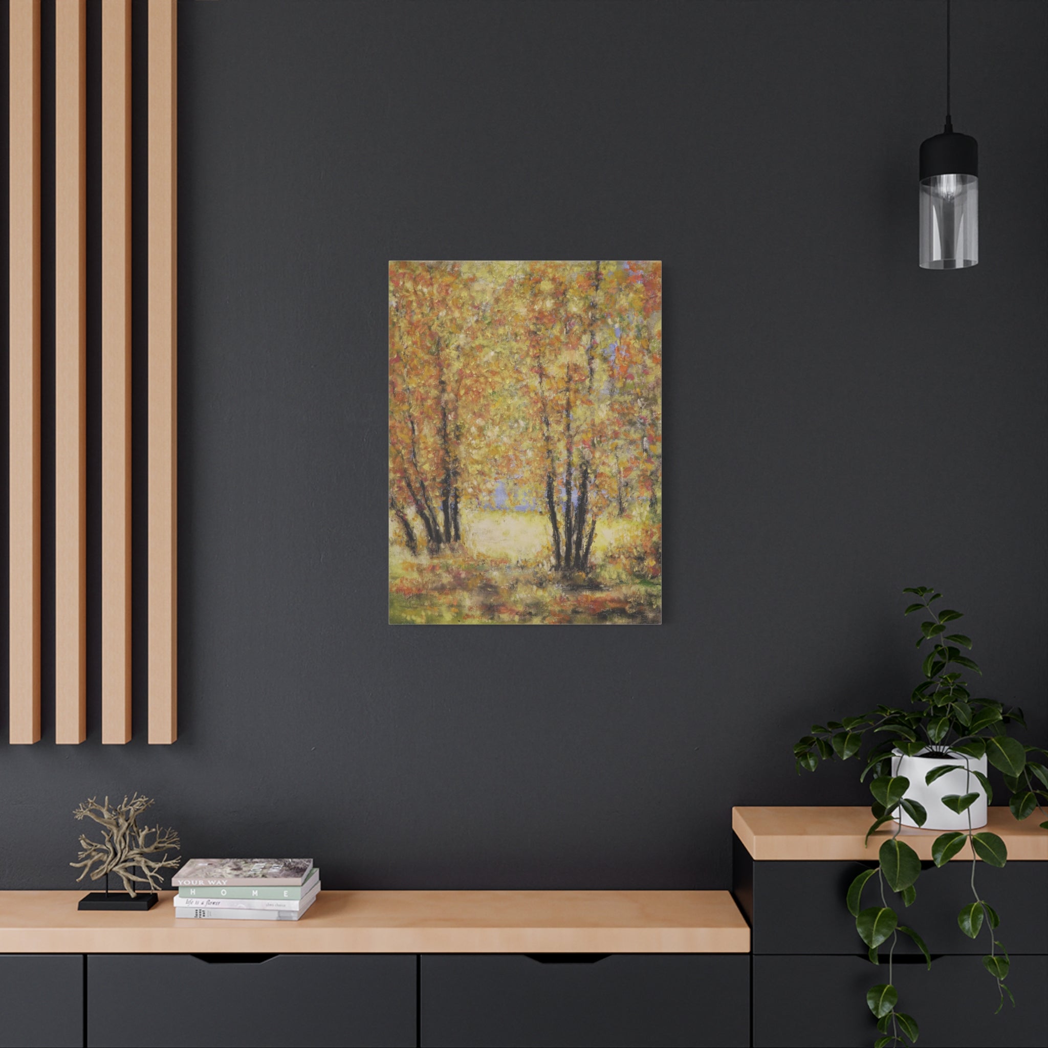 Autumn Light Canvas Print — Stretched Matte Wall Art