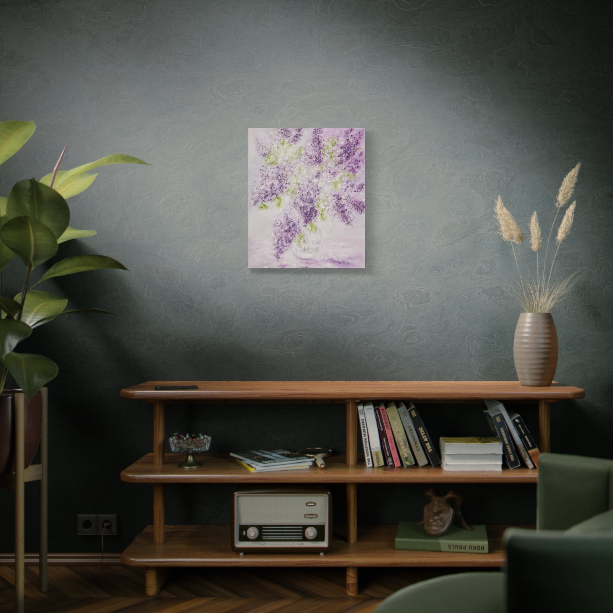 Lilac Bloom Canvas Print — Matte Stretched Wall Art