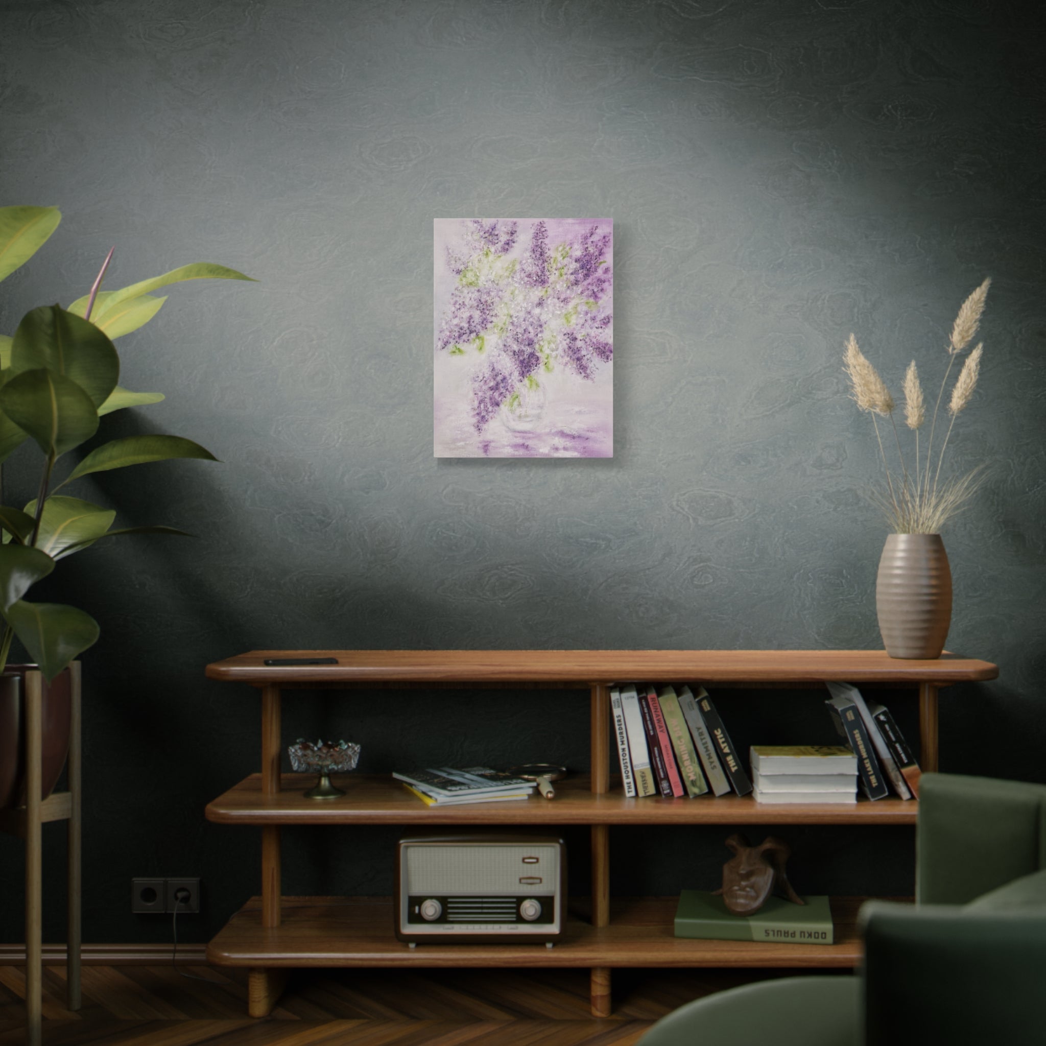 Lilac Bloom Canvas Print — Matte Stretched Wall Art