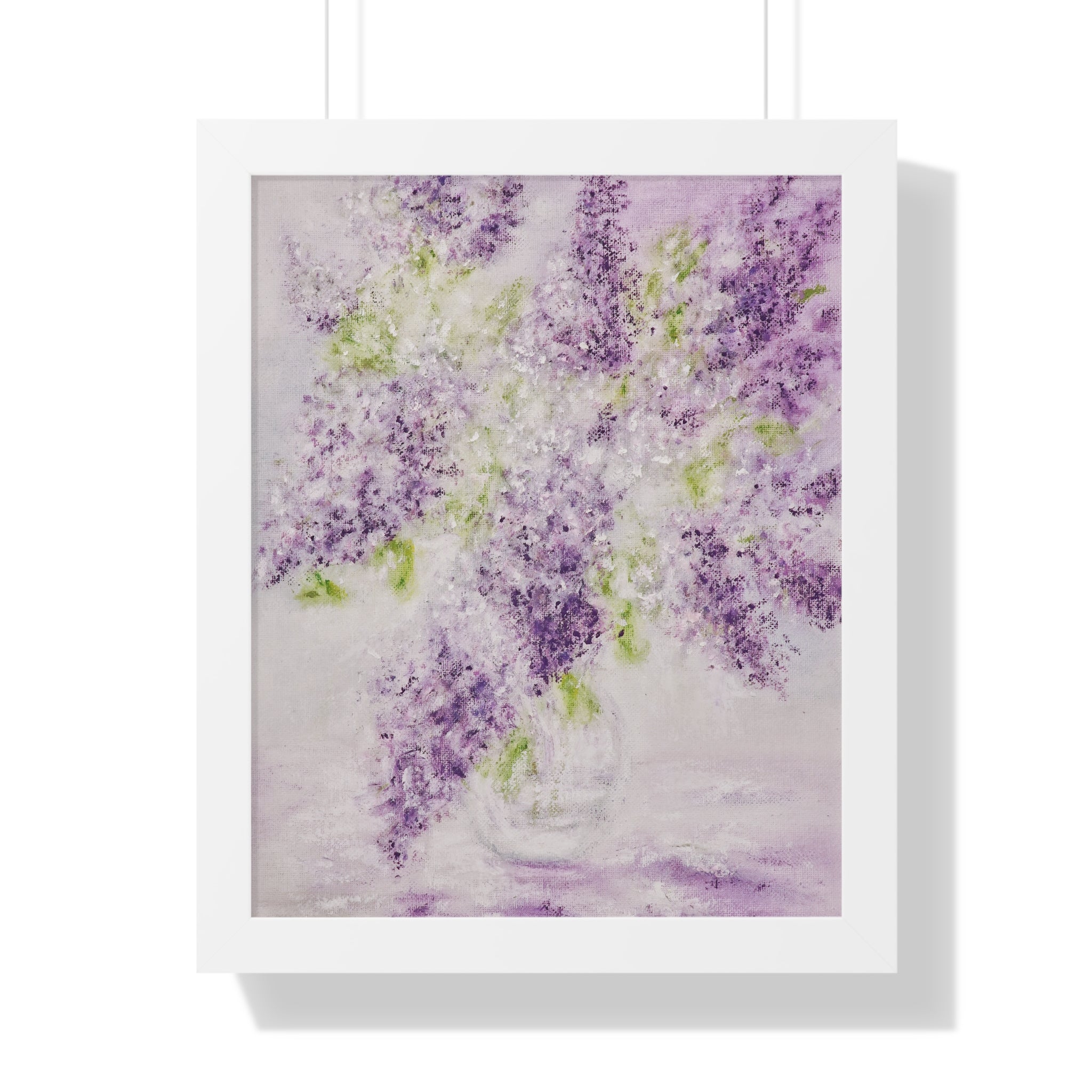 Framed Poster — Lilac Bouquet