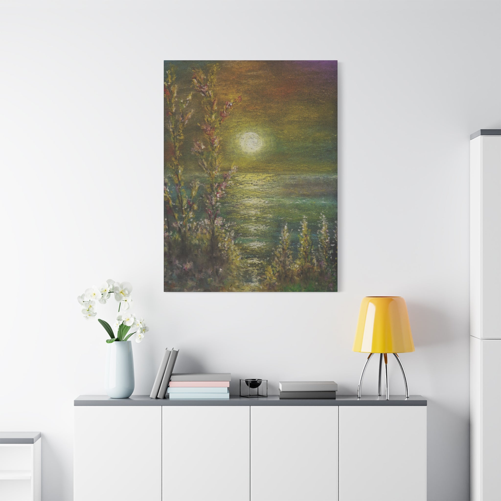 Moonlight Matte Canvas Print — Wall Art