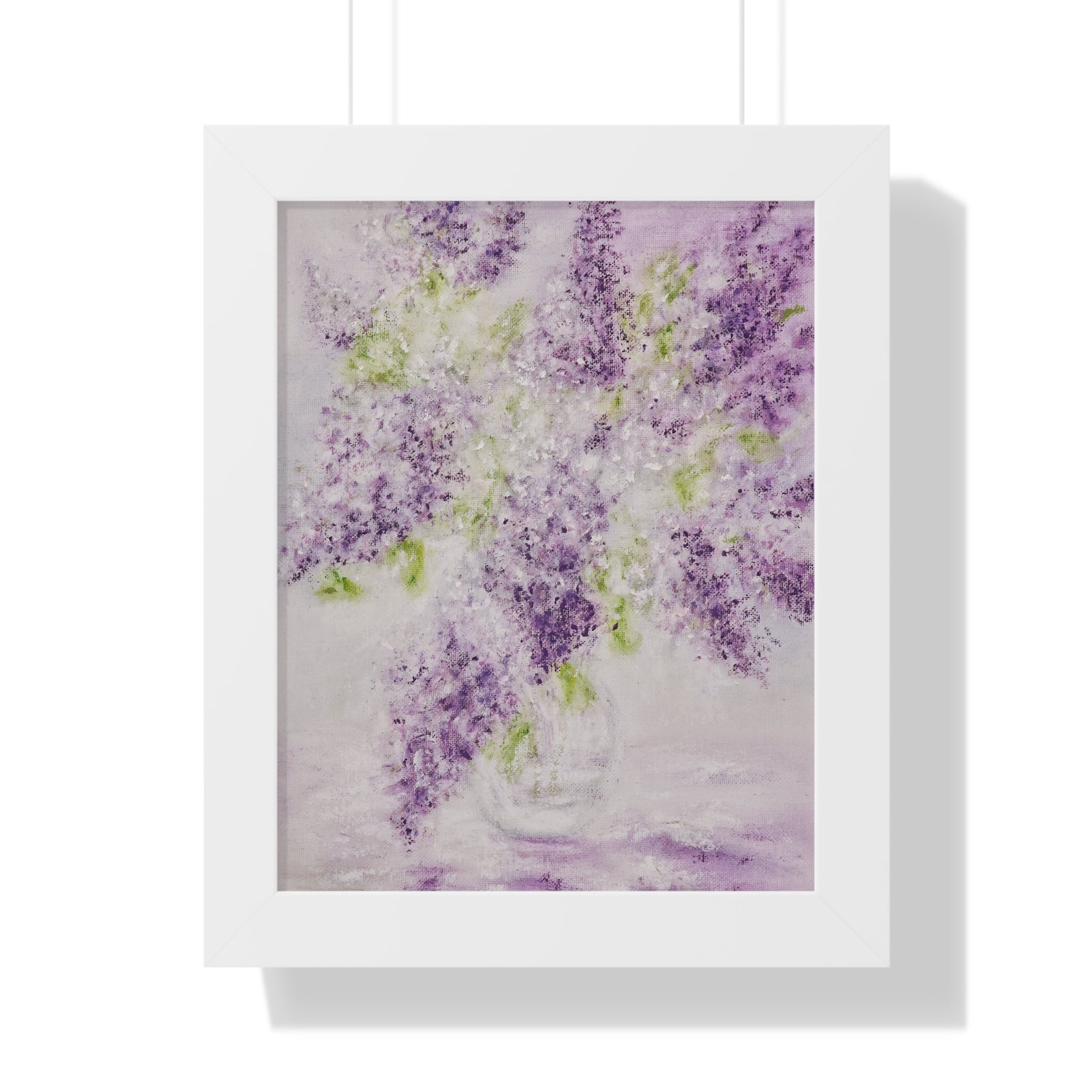 Framed Poster — Lilac Bouquet