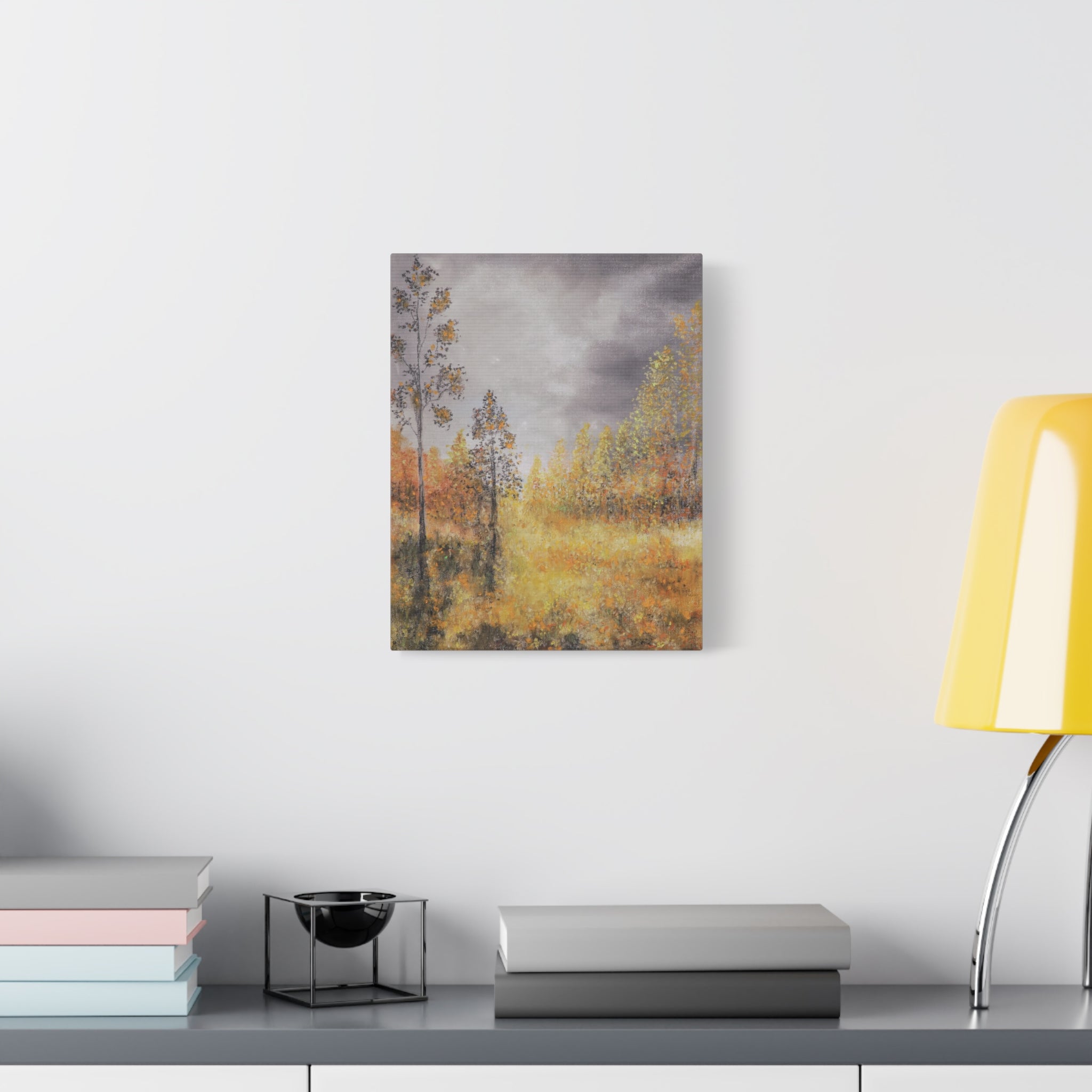 Autumn Meadow Matte Canvas Wall Art, Stretched 1.25"