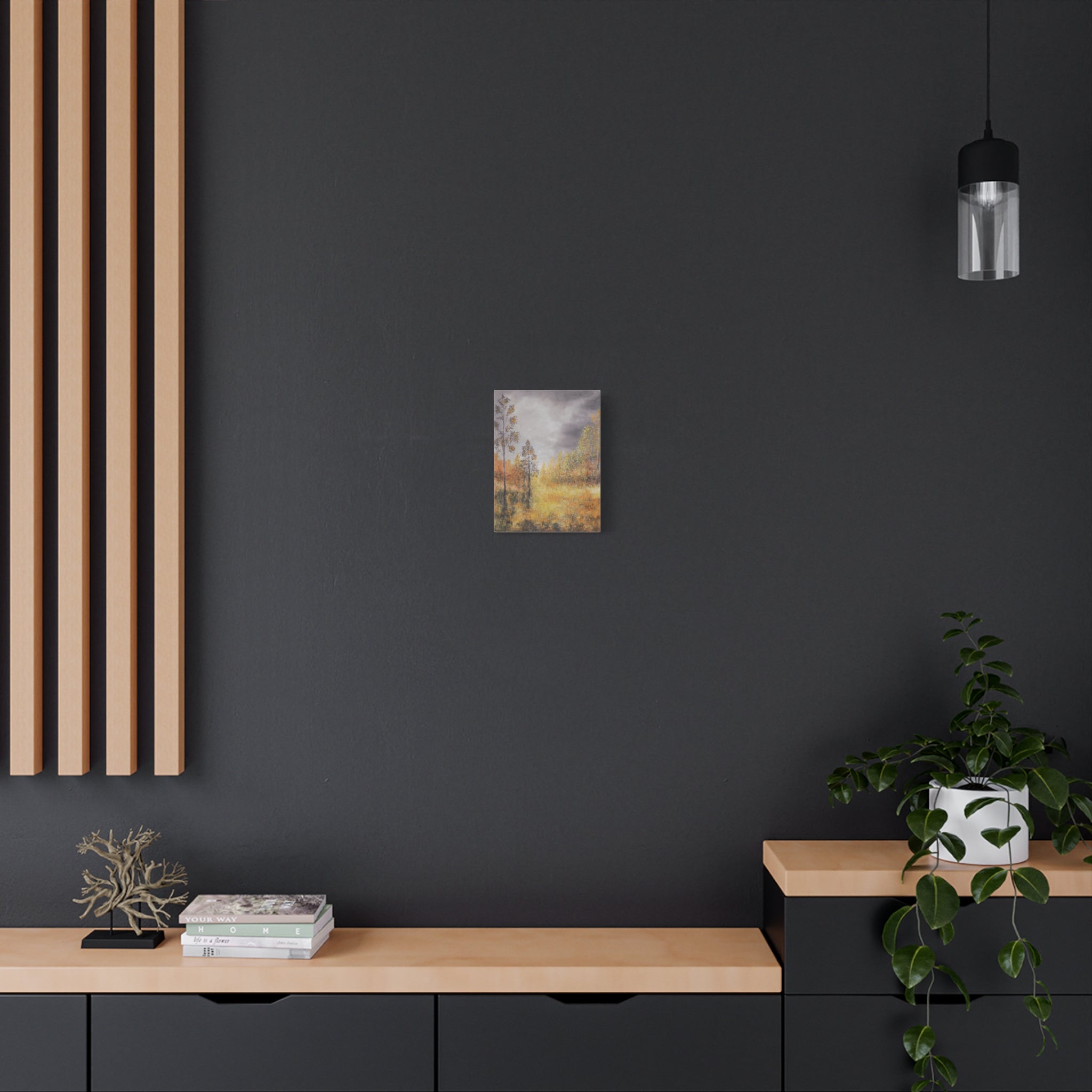Autumn Meadow Matte Canvas Wall Art, Stretched 1.25"